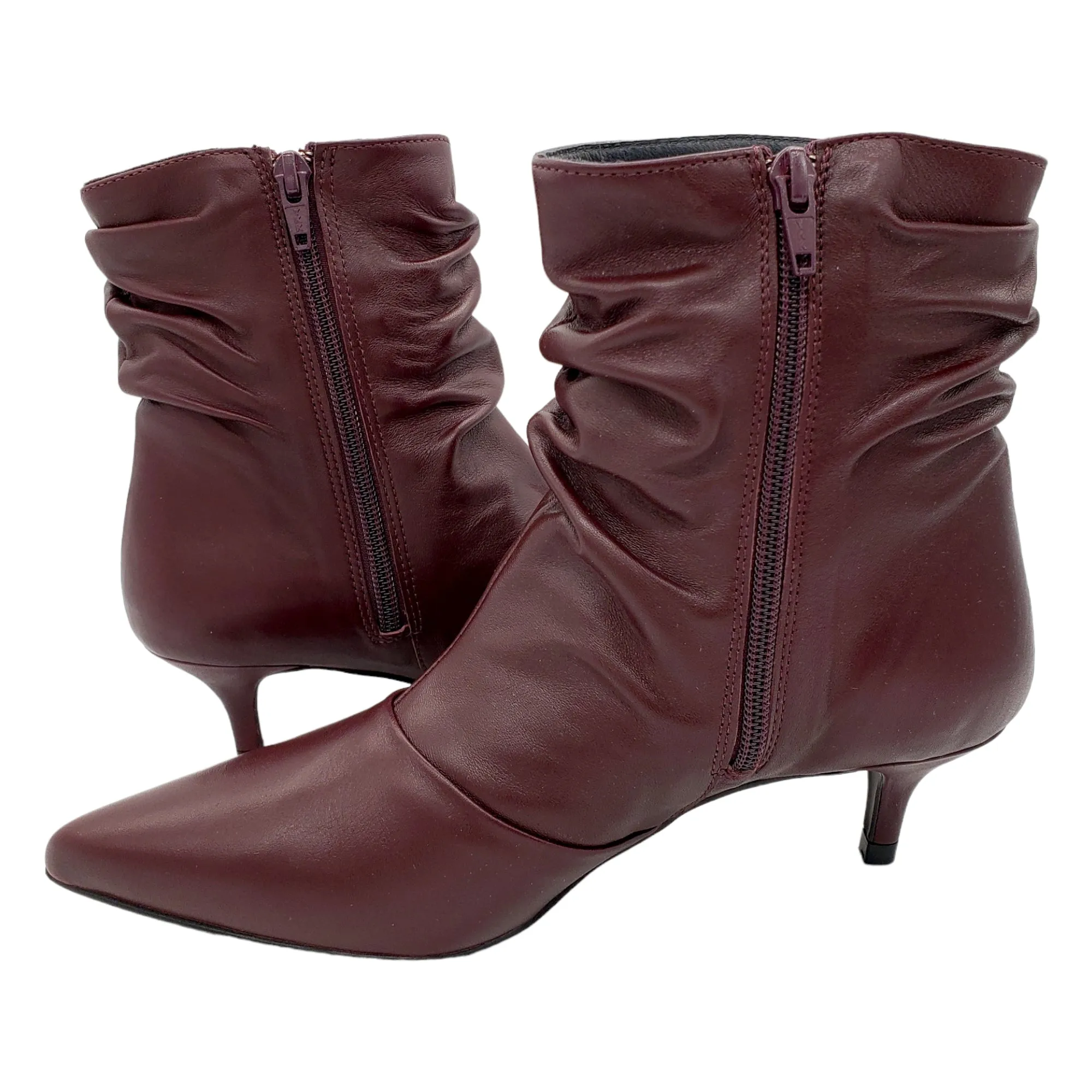 Hush Burgundy Audley Boots