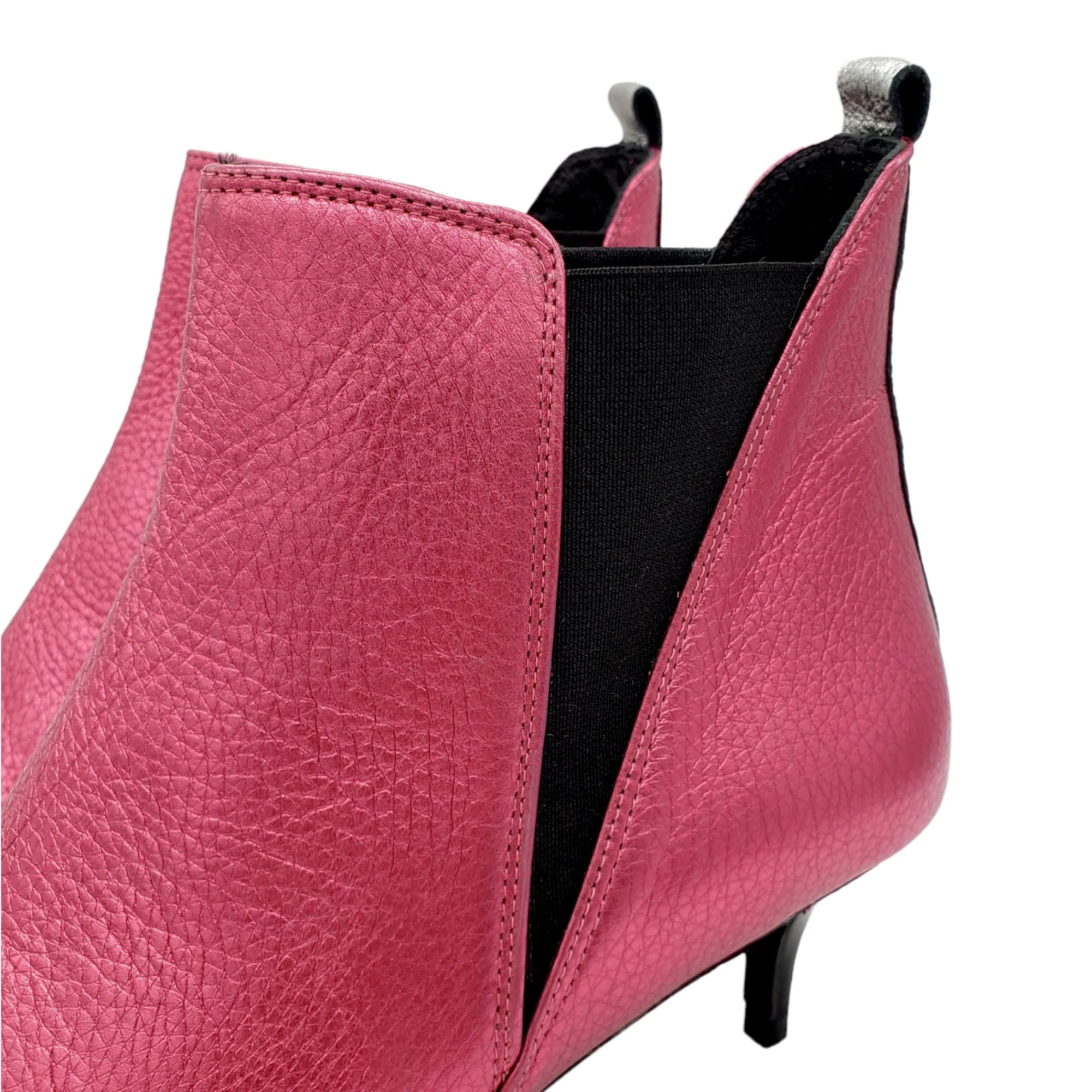 Hush Metallic Pink Penrose Ankle Boots