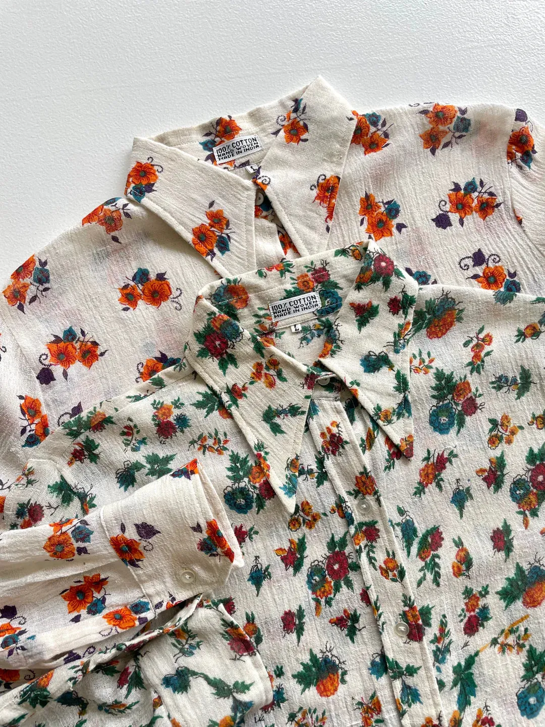 Indian Cotton Button Down 1970s