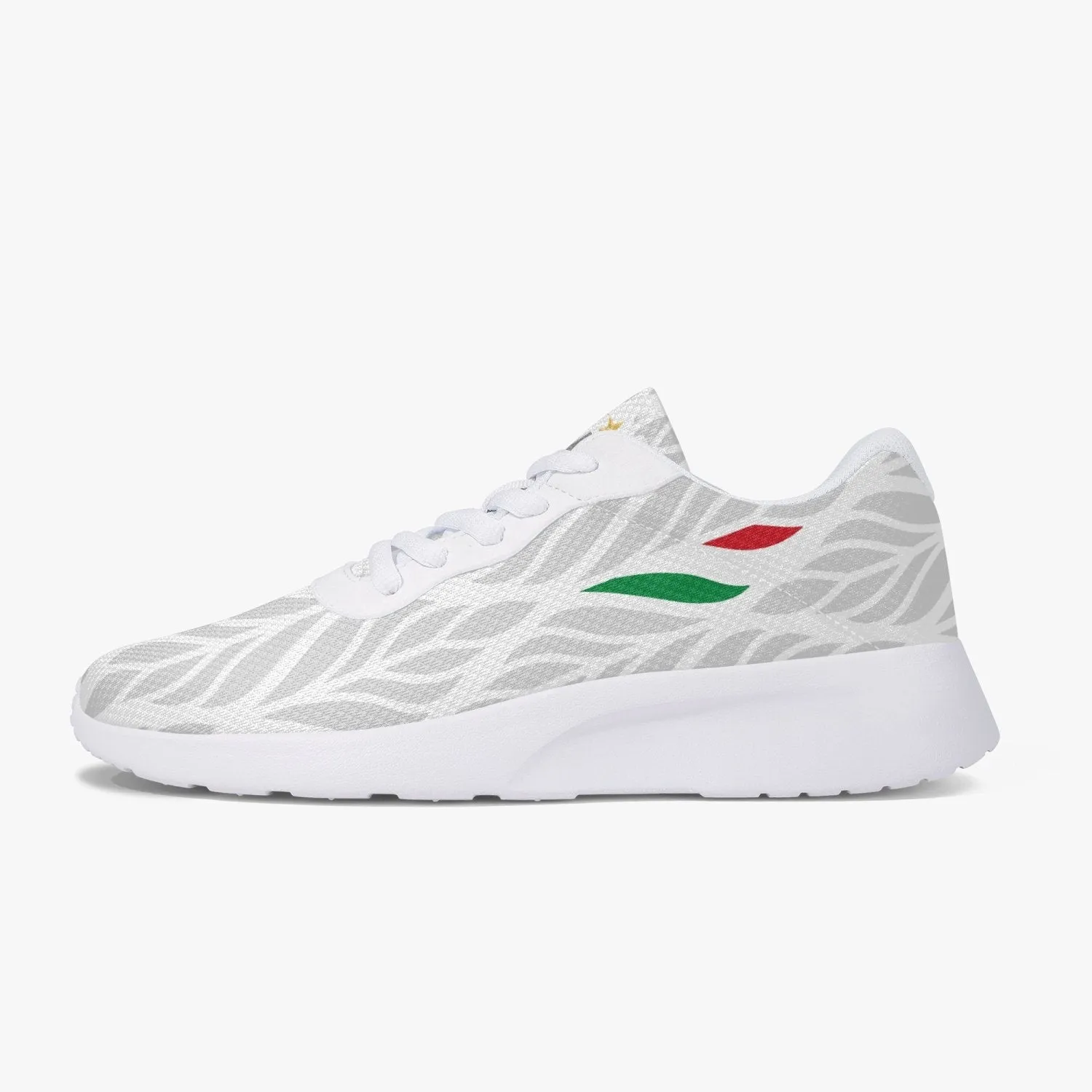 Italian White Women's Running Mesh Shoes