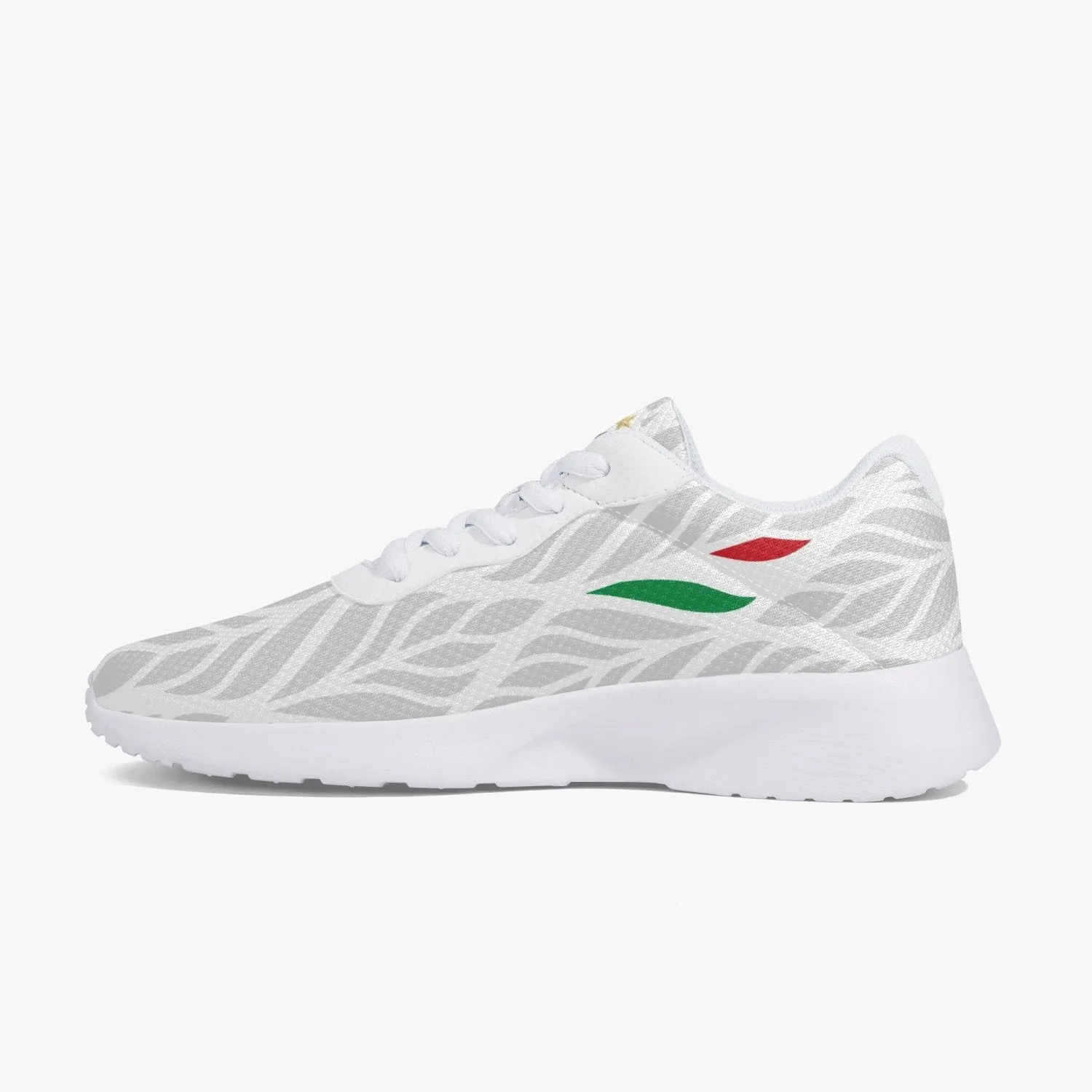 Italian White Women's Running Mesh Shoes