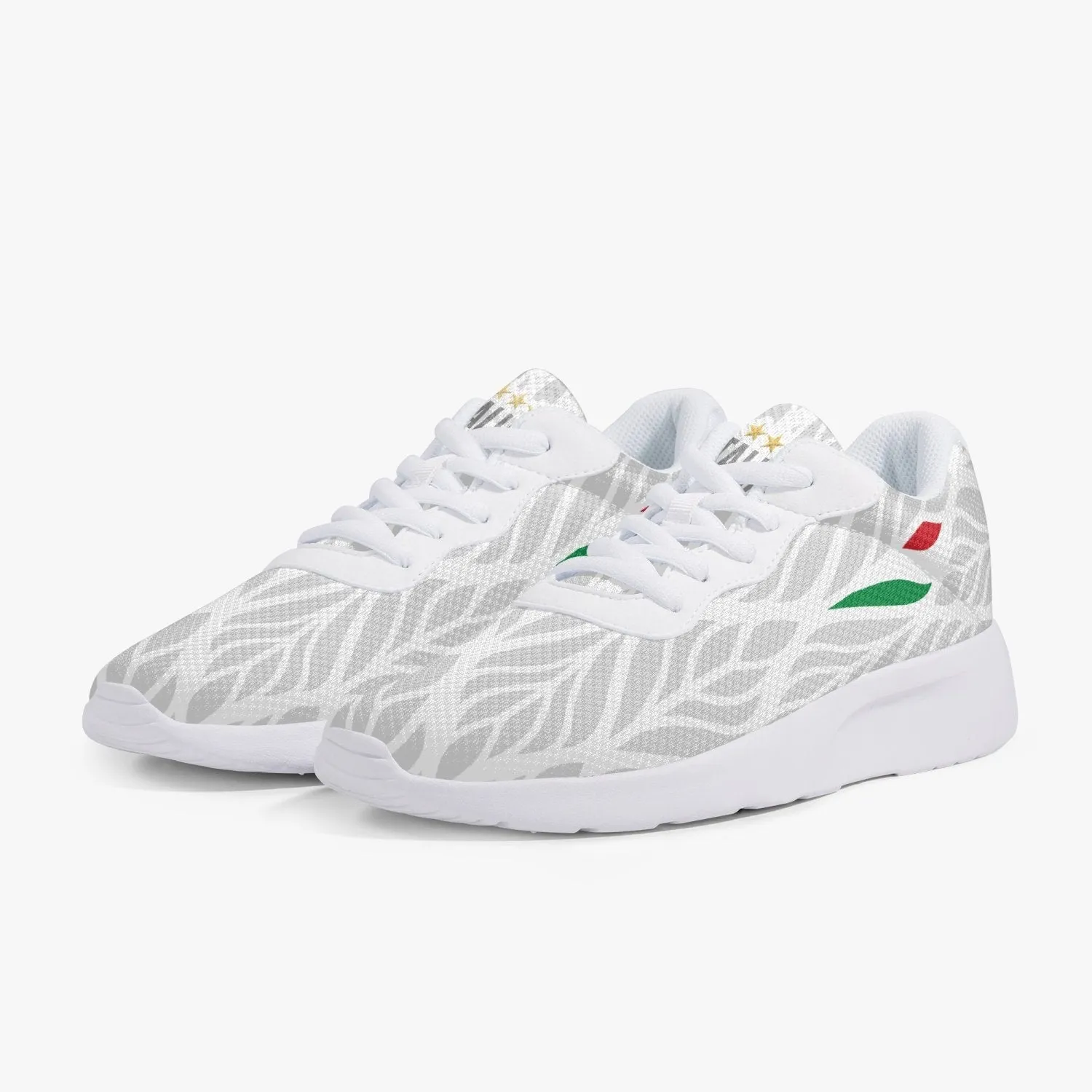 Italian White Women's Running Mesh Shoes