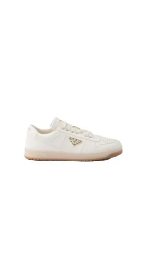 Ivory leather sneakers - downtown