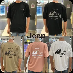 Jeep 24SS Back Mountain Print Short Sleeve T-Shirt