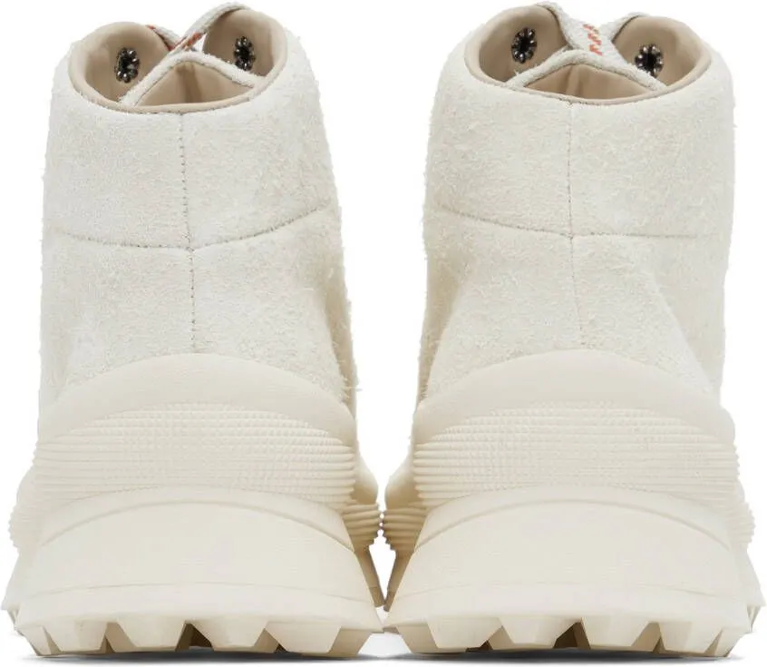 Jil Sander White Trail Boots