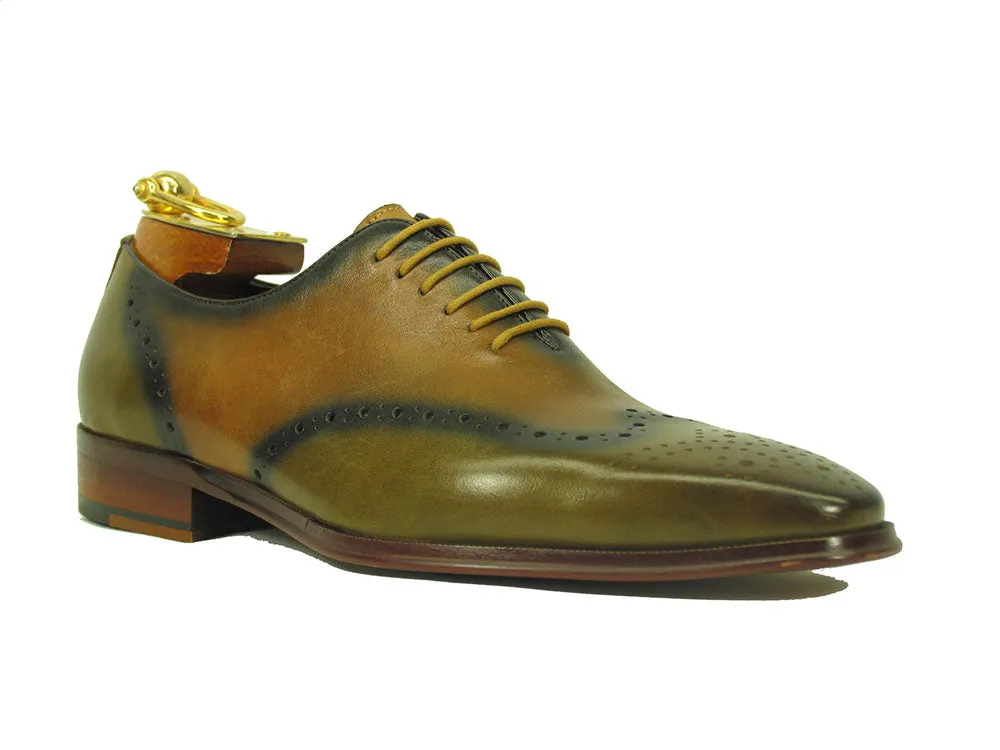 KS261-01 Carrucci Leather Oxford Shoe