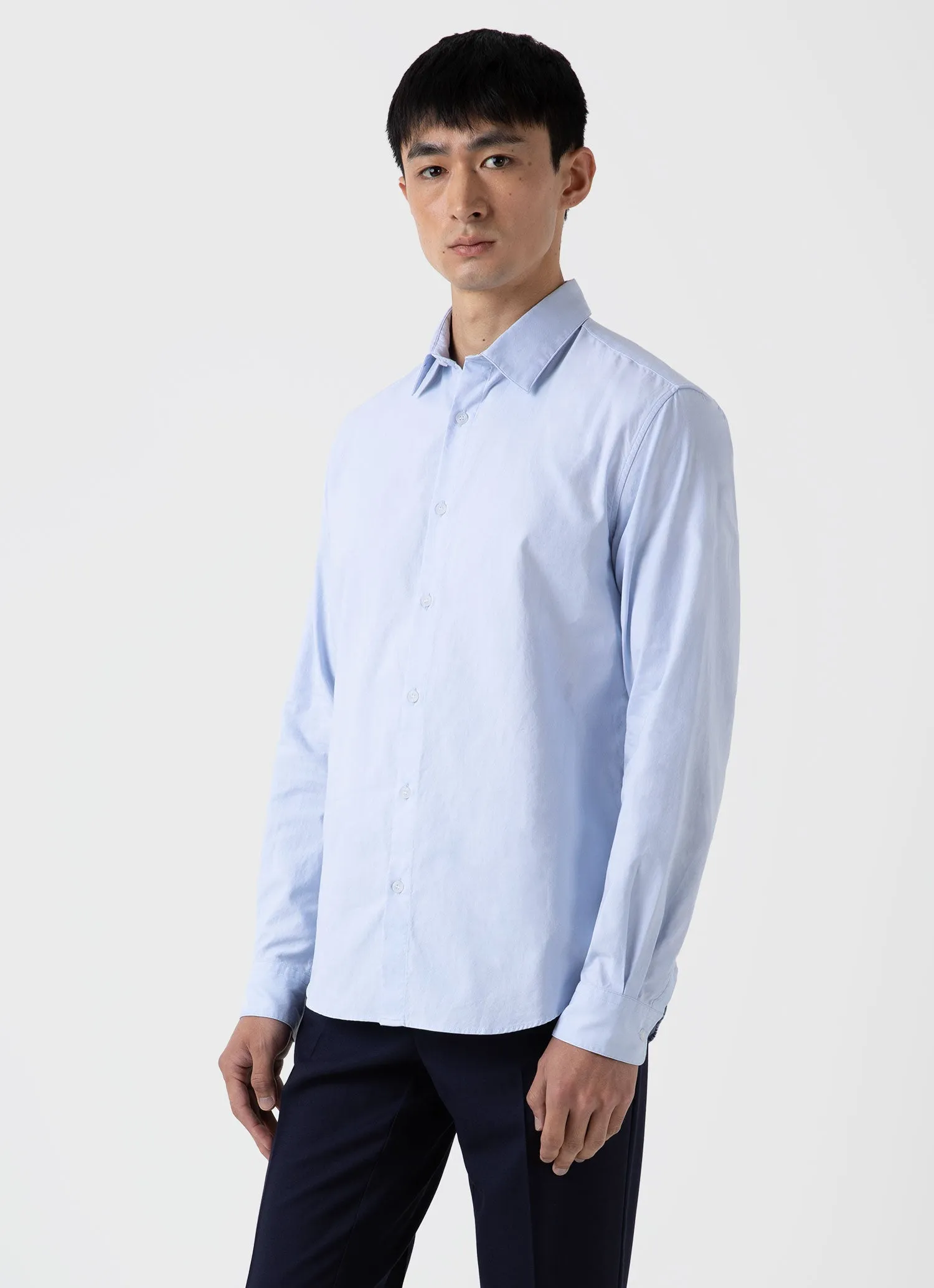 Light Blue Oxford Shirt for Men