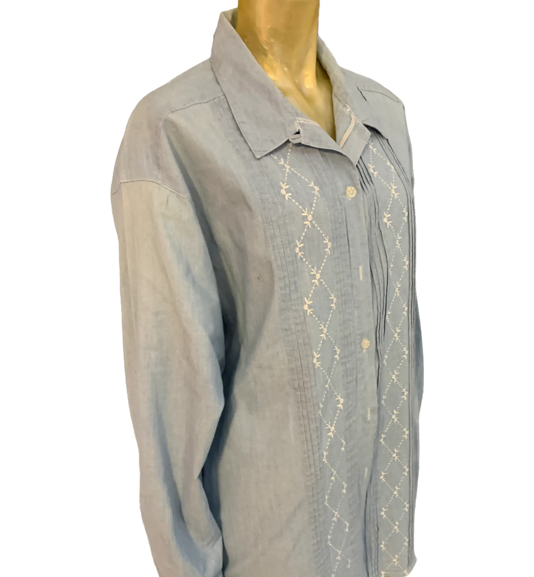 Long sleeve button-up shirt