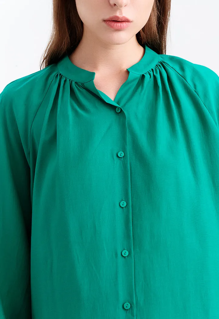 Loose Fitting Soft Solid Blouse