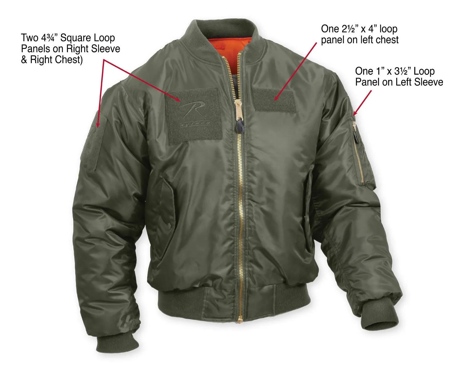 MA-1 Flight Jacket with Patches