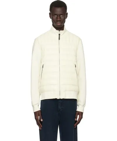 Mackage Off-White Collin-R Down Bomber Jacket