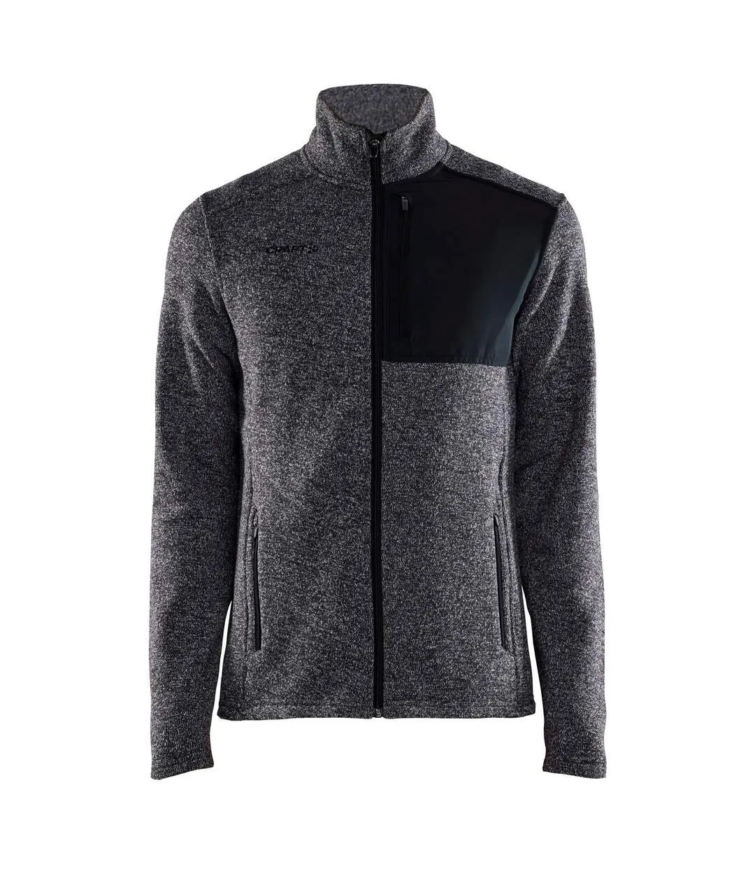 Mens adv explore fleece heavy jacket black melange Craft