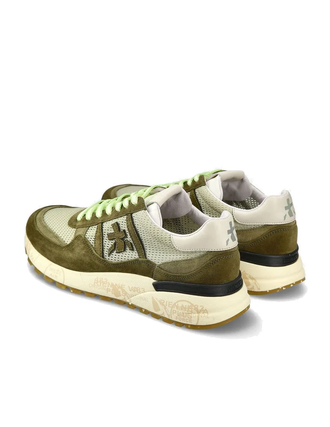 Men's Premiata Landeck 6630 Green Sneakers