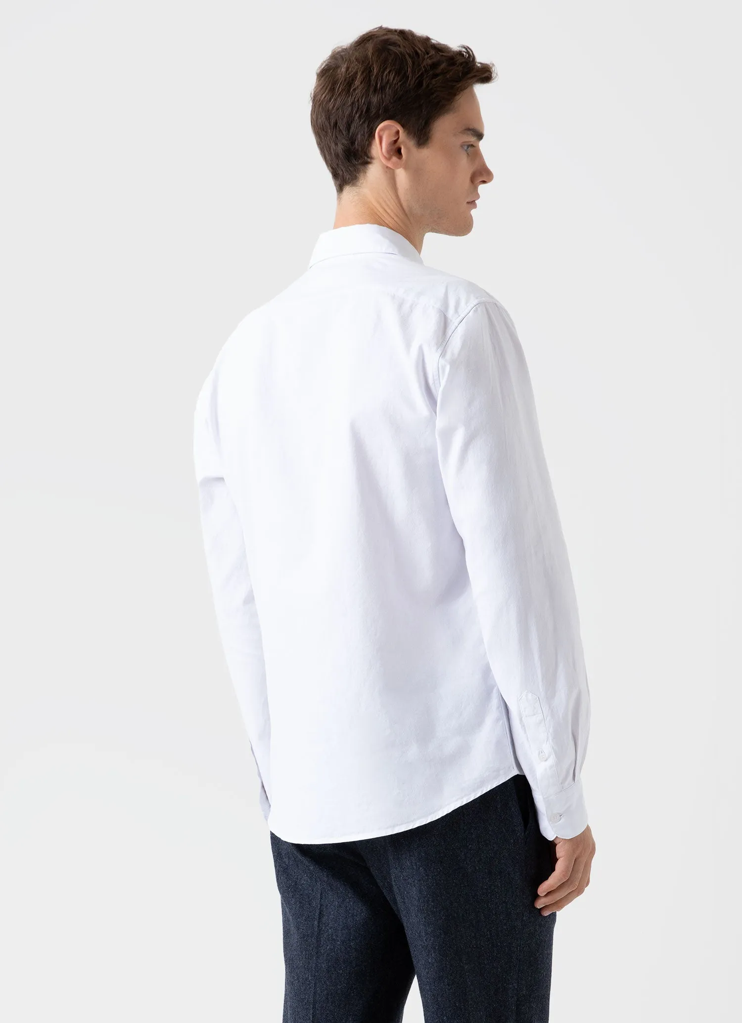 Men's White Oxford Shirt