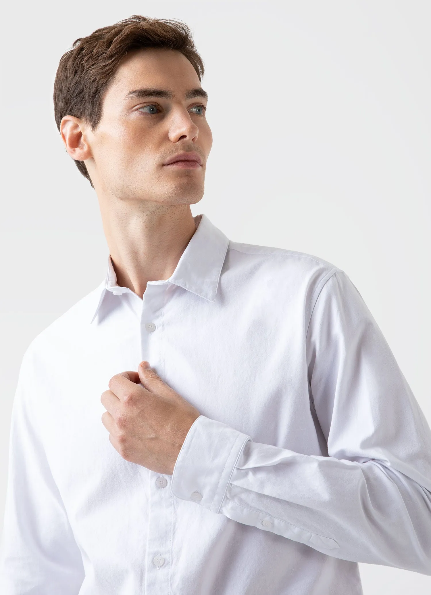 Men's White Oxford Shirt