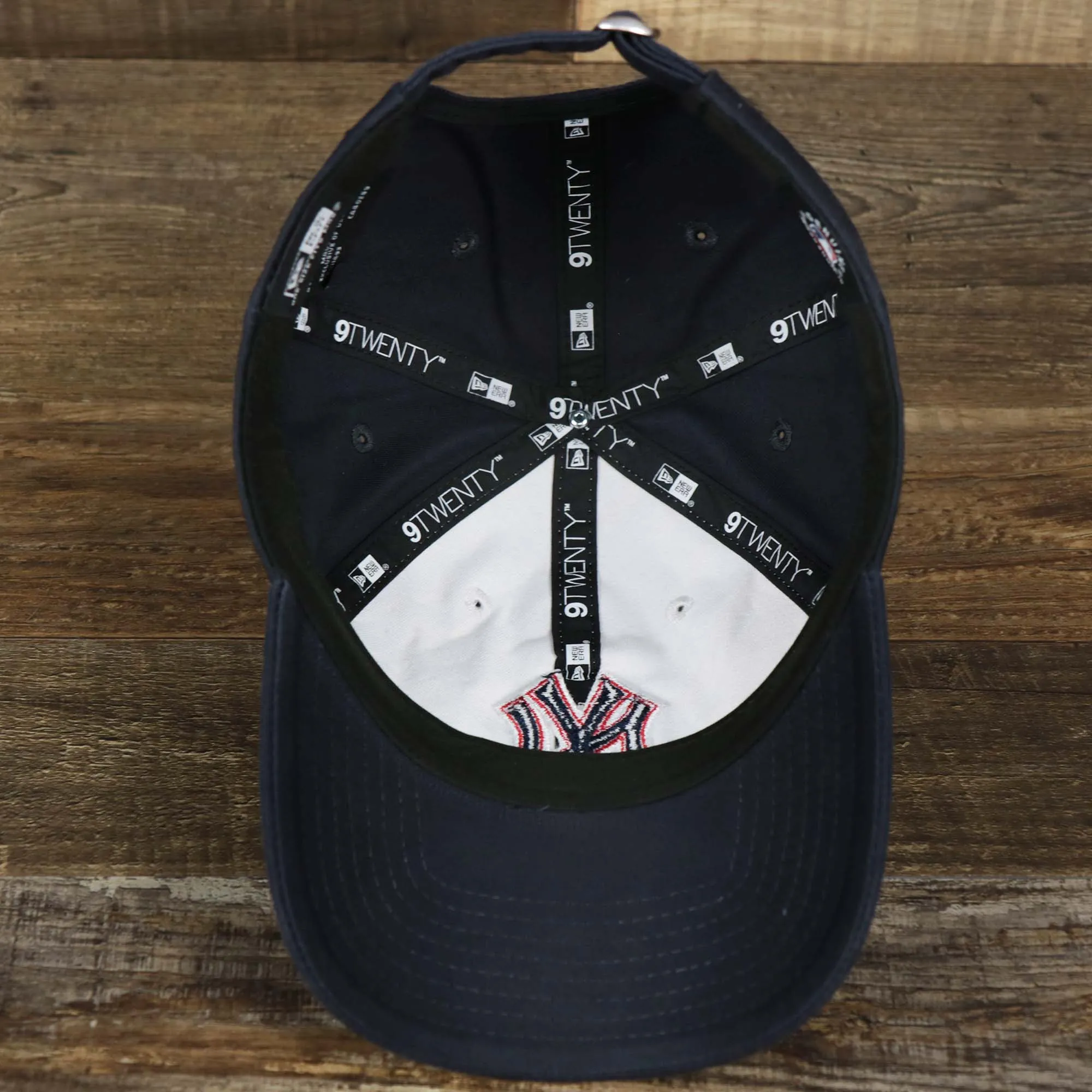 Mets 2022 4th of July Dad Hat | Navy - Stars and Stripes Design - 9Twenty