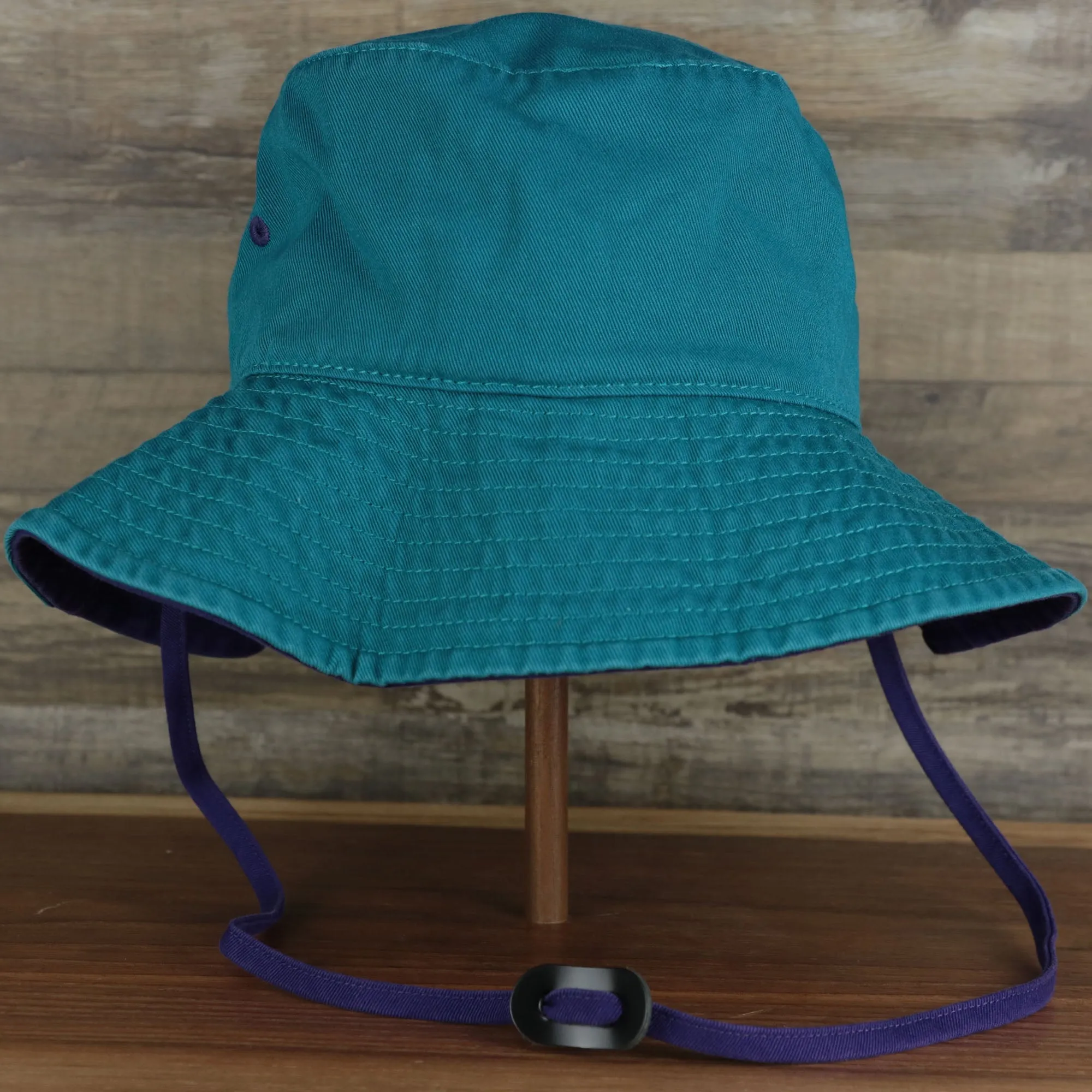 Mighty Ducks Anaheim Ducks Grape 90s Vintage 5s Bucket Hat | 47 Brand, Dark Teal