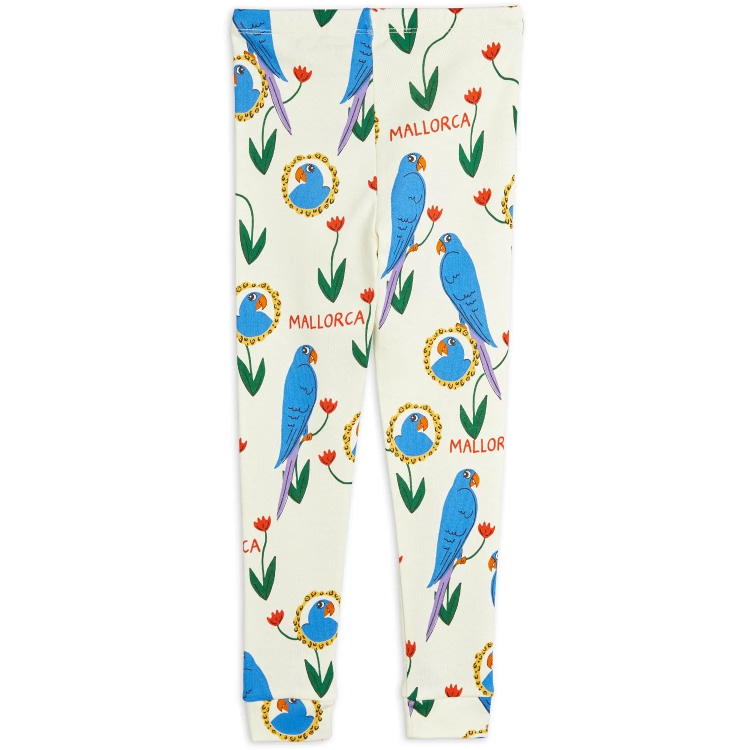 Mini Rodini Multi Parrots AOP Leggings