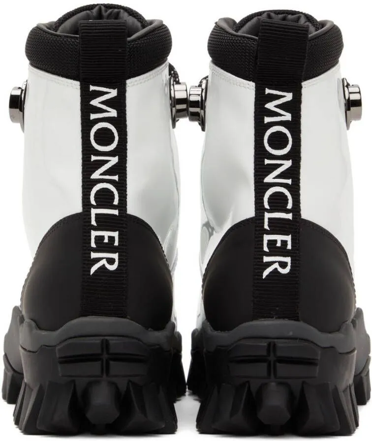 Moncler White & Black Helis Boots