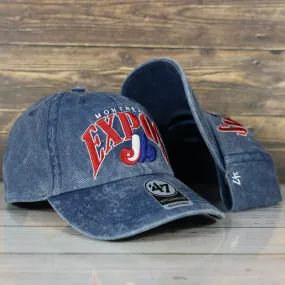 Montreal Expos Vintage Blue Dad Hat | Adjustable Baseball Cap