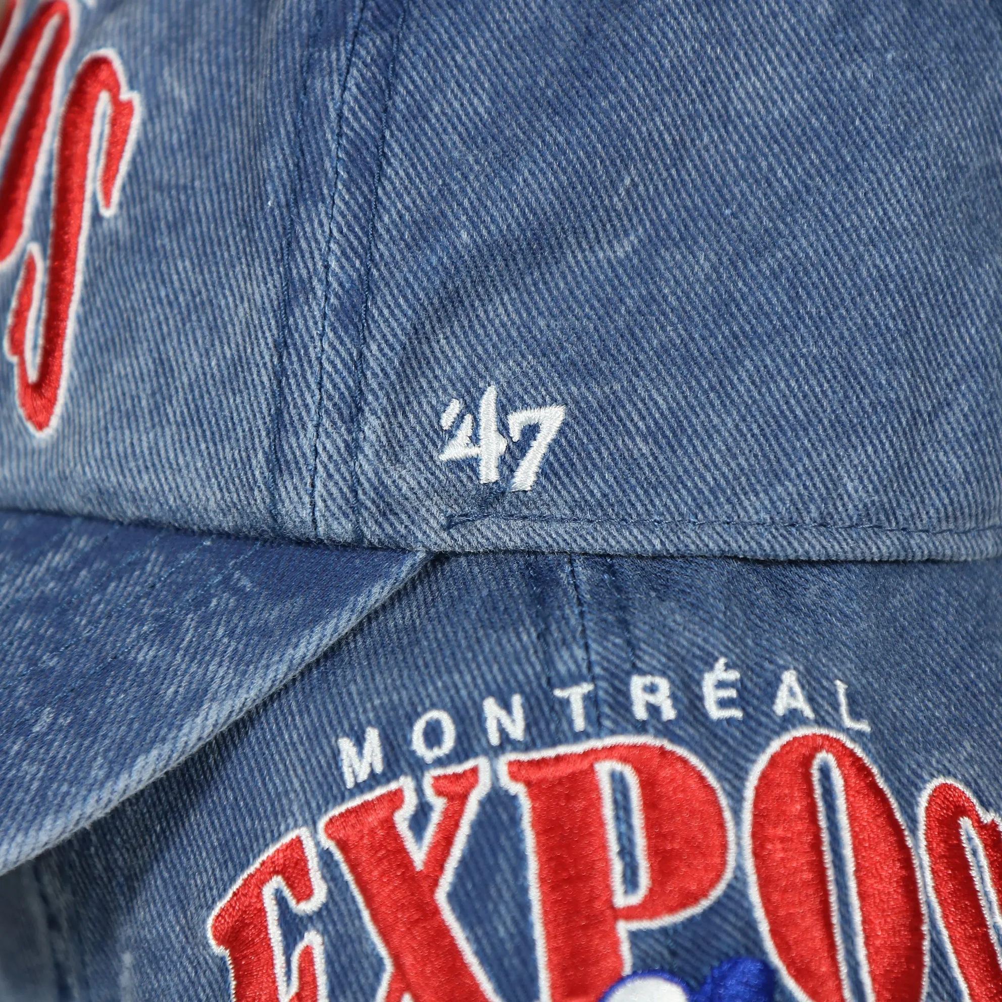 Montreal Expos Vintage Blue Dad Hat | Adjustable Baseball Cap