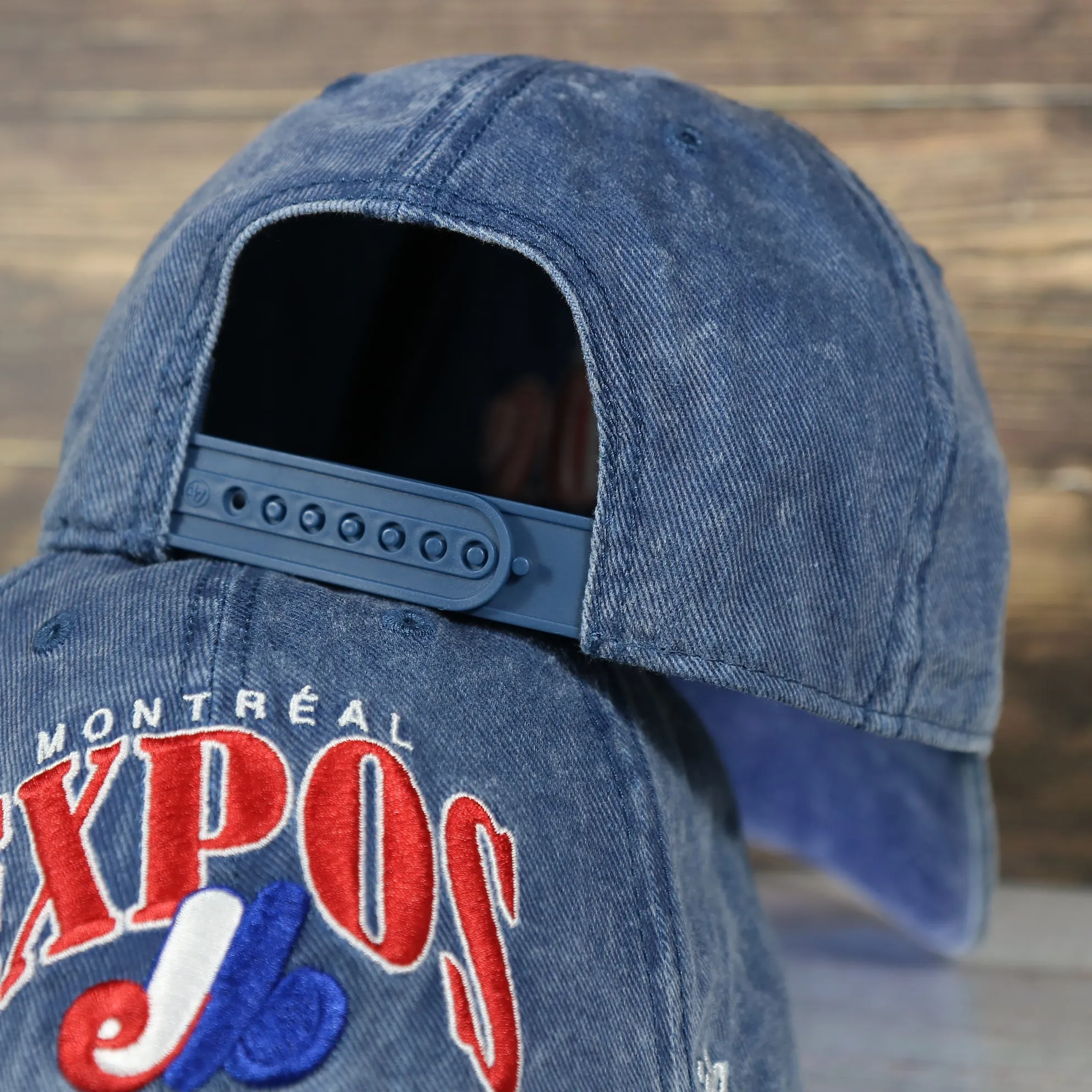 Montreal Expos Vintage Blue Dad Hat | Adjustable Baseball Cap