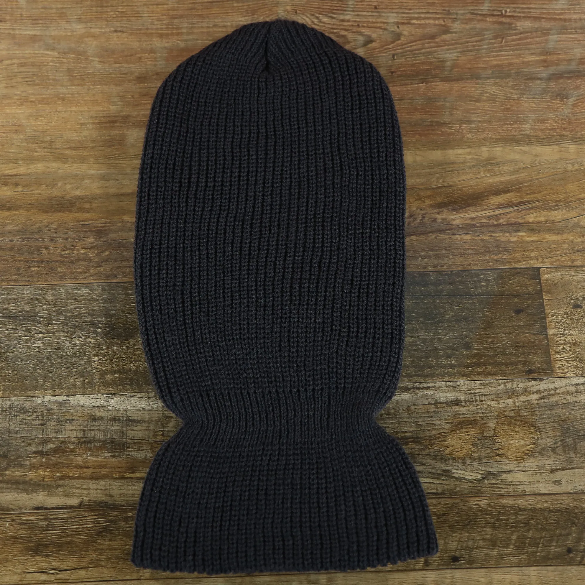 Navy Blue Knit Ski Mask | Three Hole Balaclava | Snug Fit