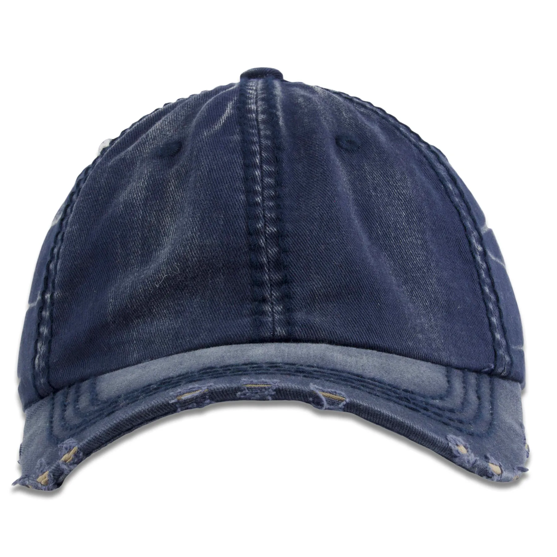 Navy Pigment Distressed Dad Hat