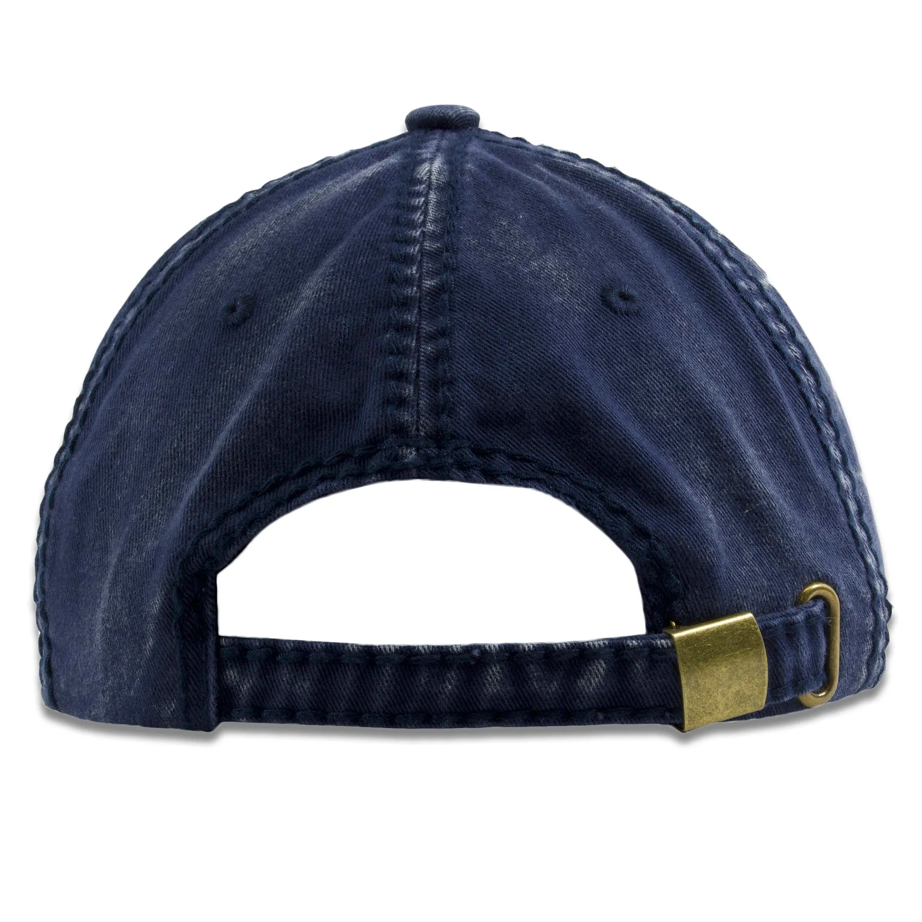 Navy Pigment Distressed Dad Hat