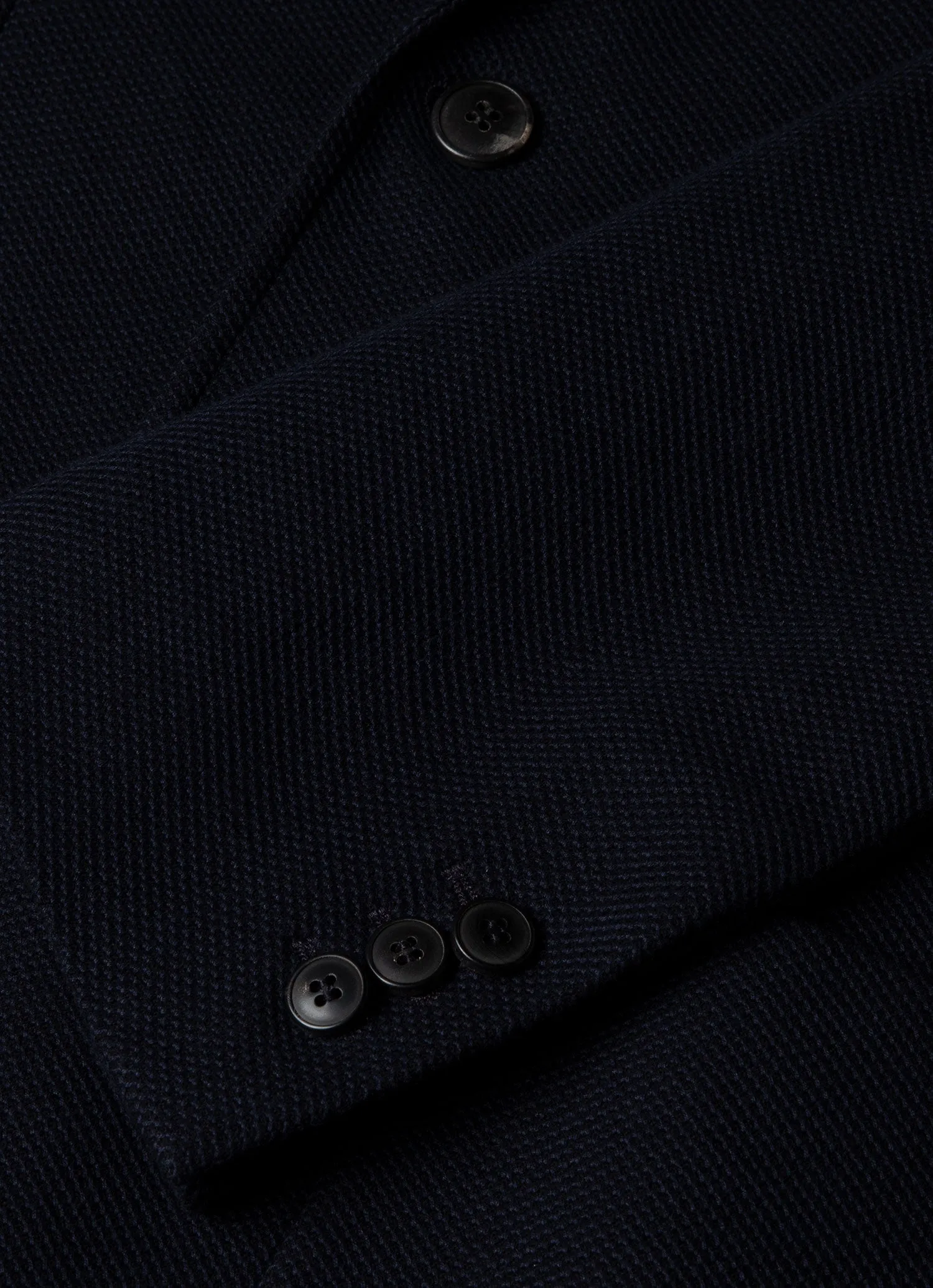 Navy Piqué Blazer for Men