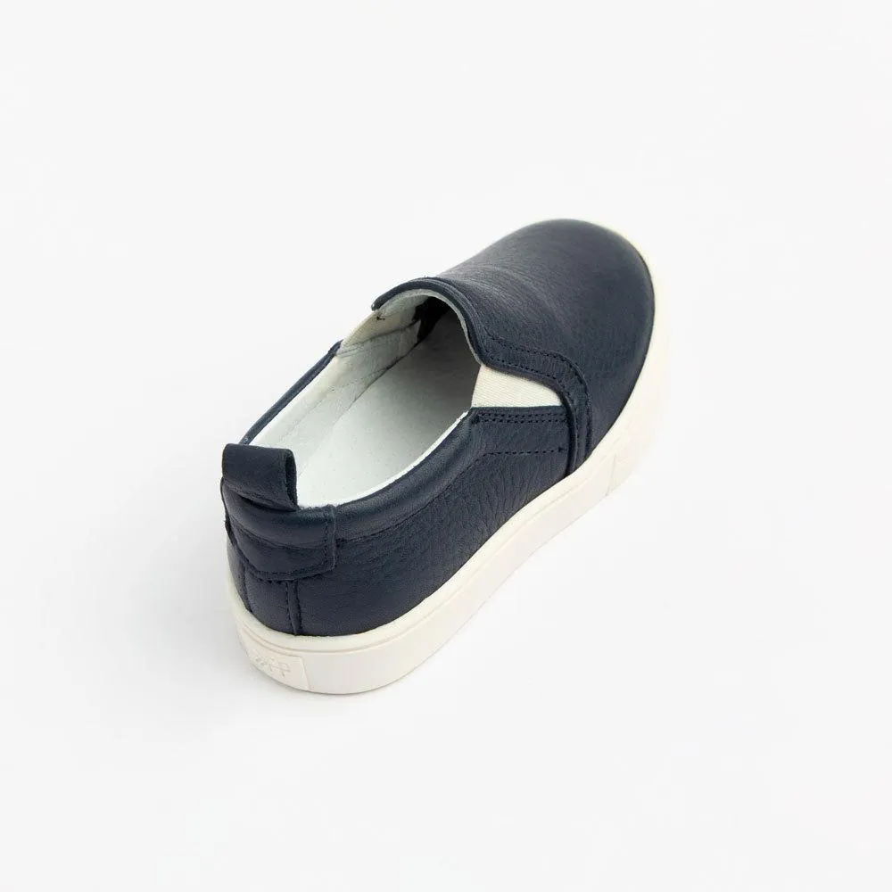 Navy Slip On Shoes - Classic Design