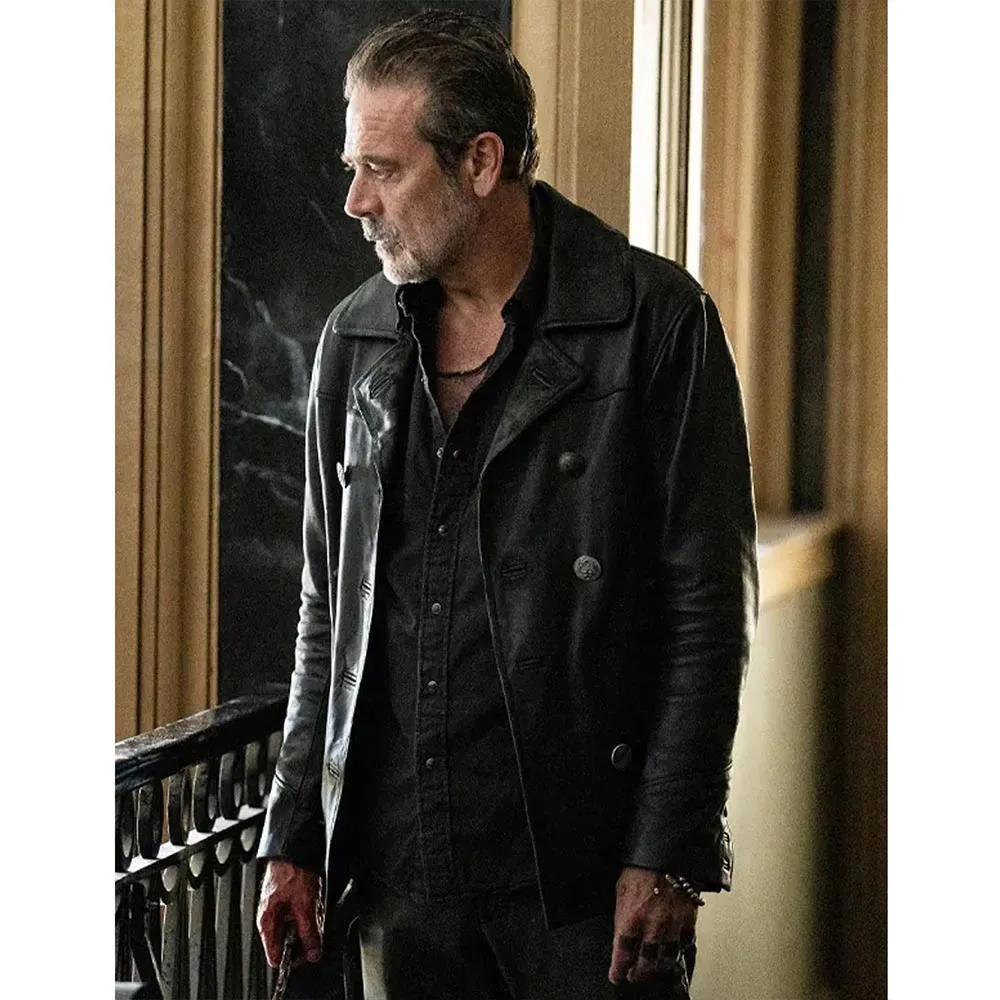 Negan The Walking Dead City Leather Peacoat