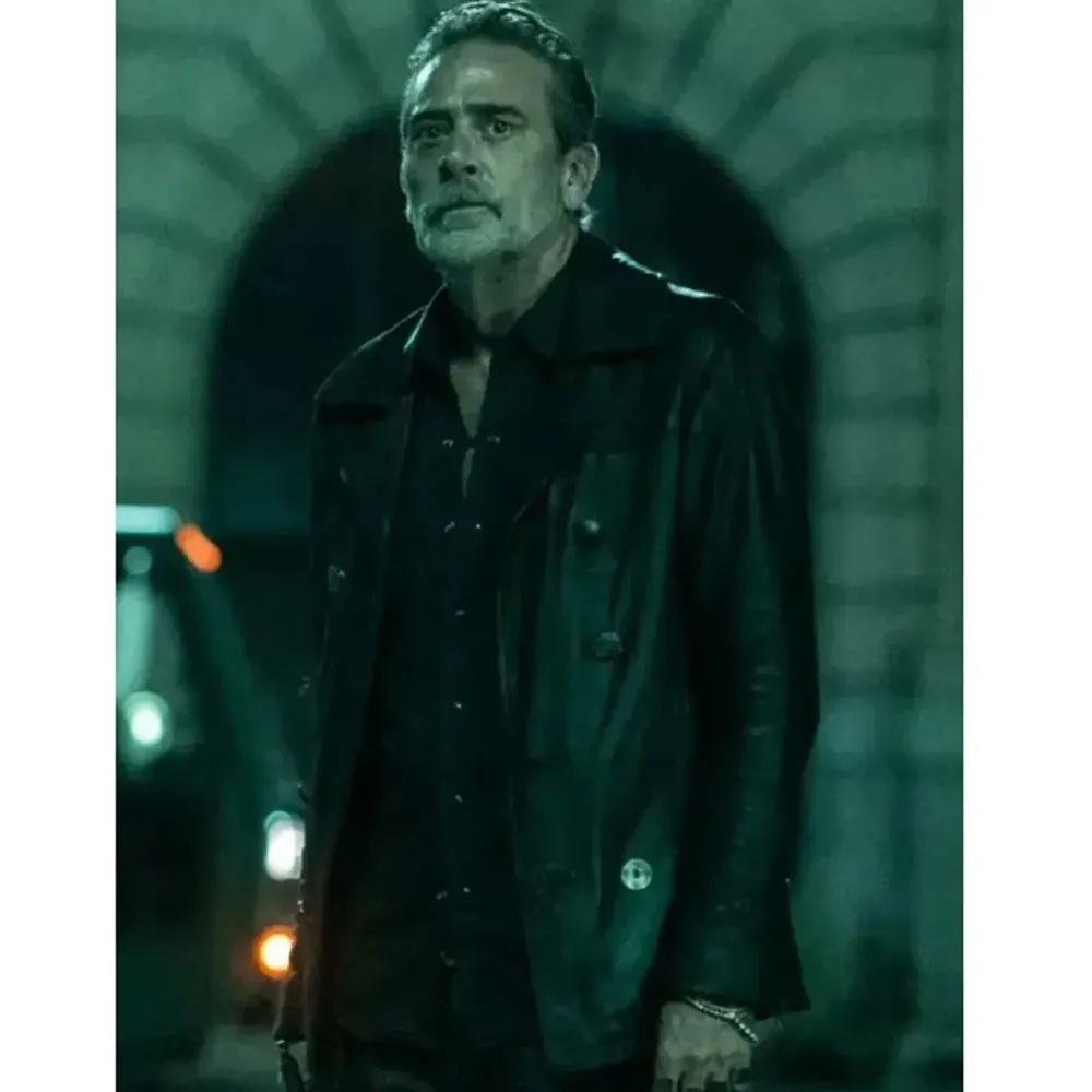 Negan The Walking Dead City Leather Peacoat