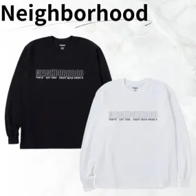 Neighborhood Crew Neck Long Sleeves Cotton T-shirt