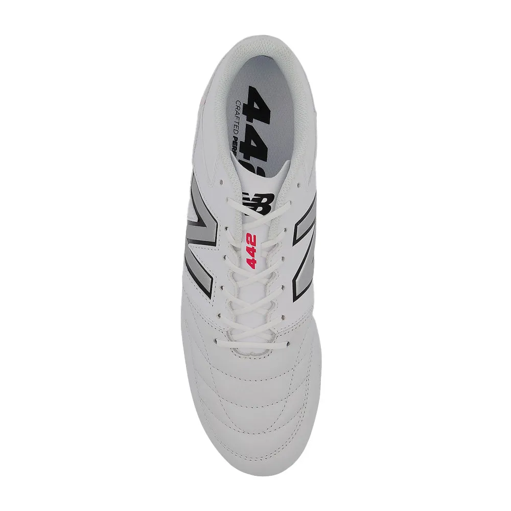 New Balance 442 V2 Team FG Football Boots White Black