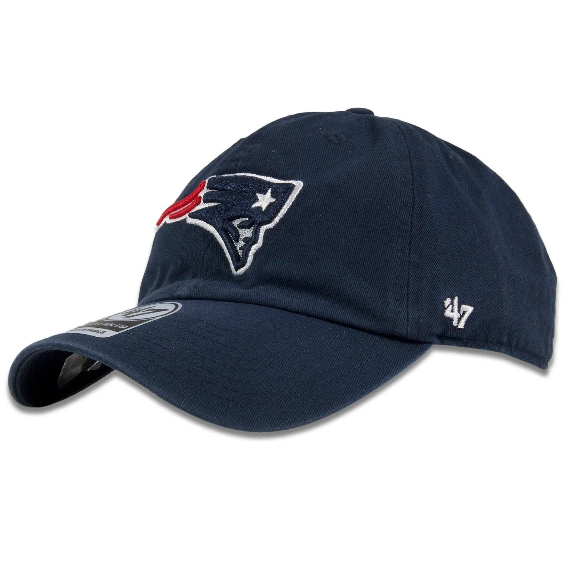 New England Patriots Navy Blue Dad Hat - '47 Brand Adjustable