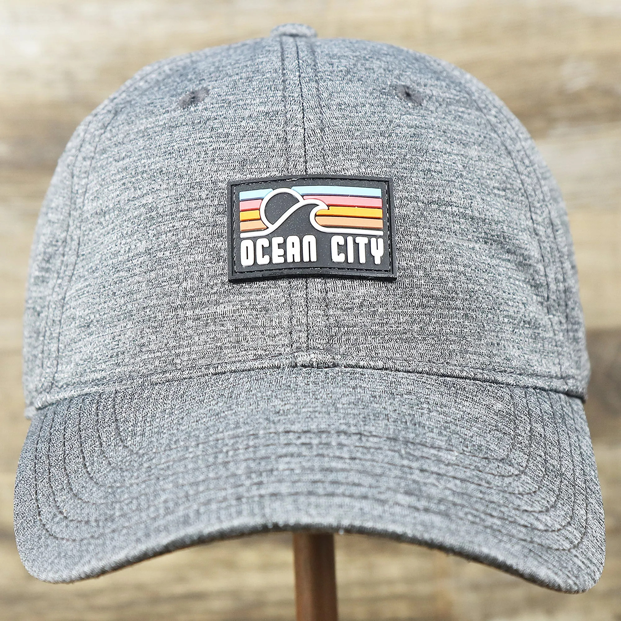 New Jersey High Point Performance Gray Dad Hat | Cool Fit Adjustable Dad Hat