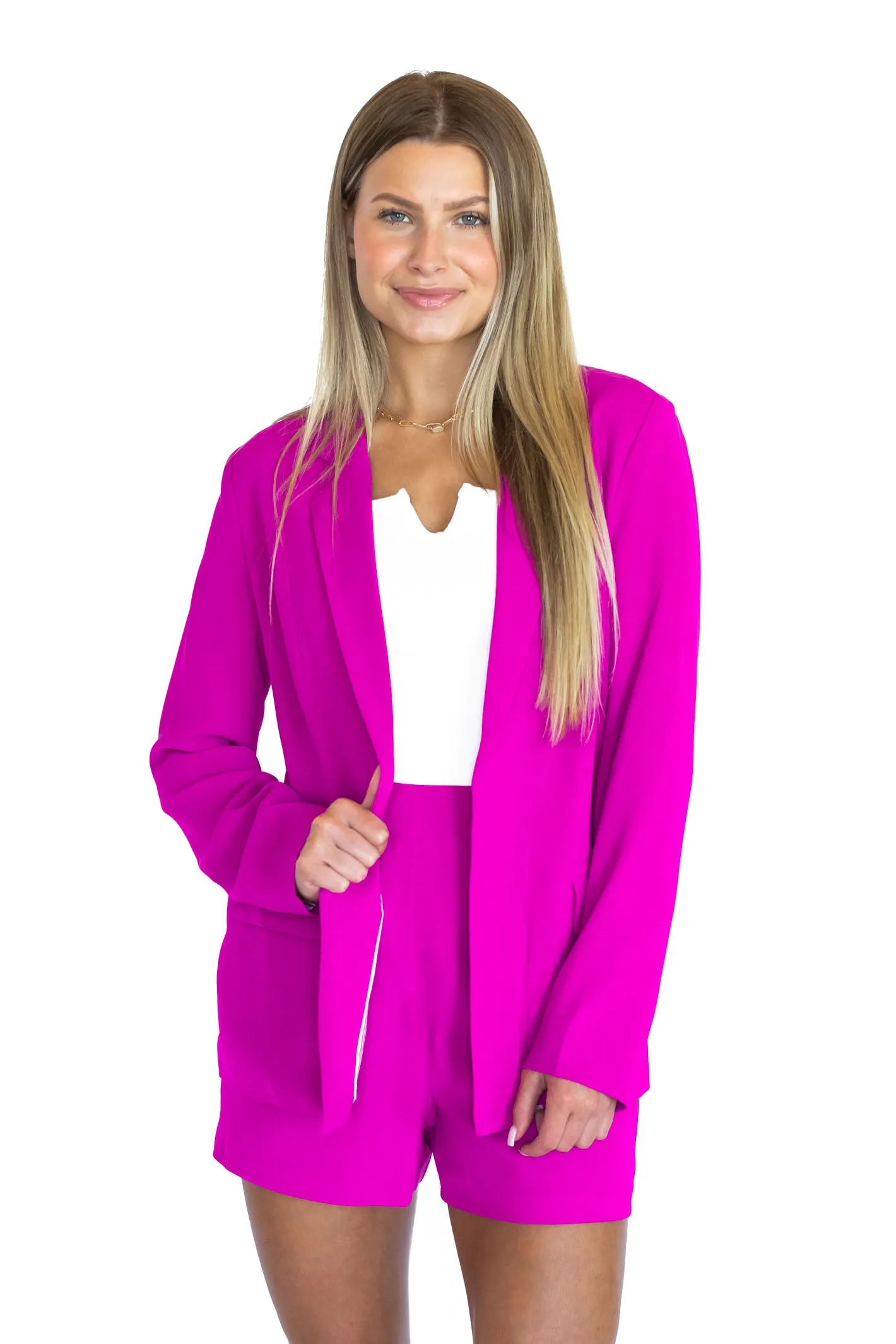 New Purple Knit Blazer