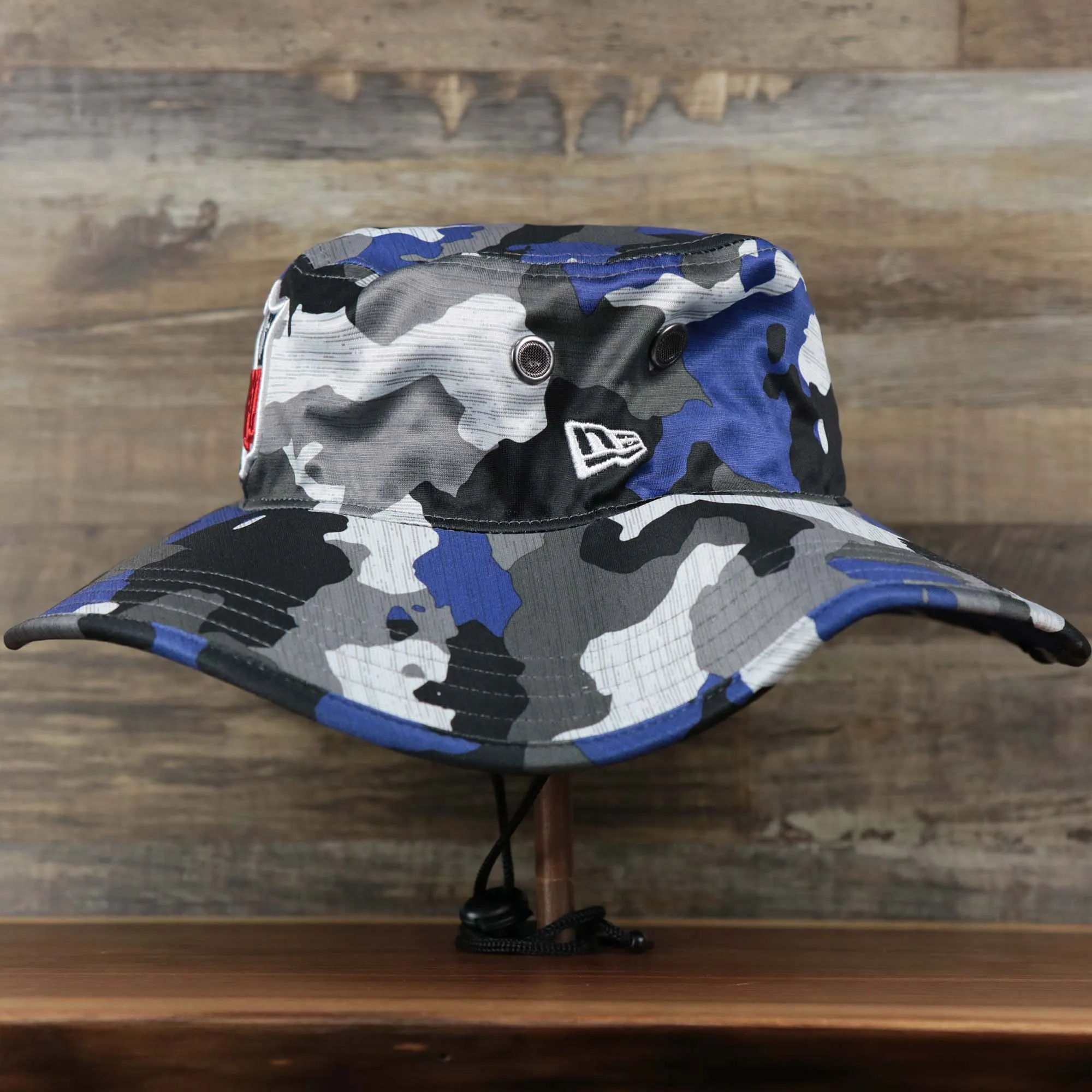 NFL Logo Summer Training Camp 2022 Camo Bucket Hat | Royal Blue