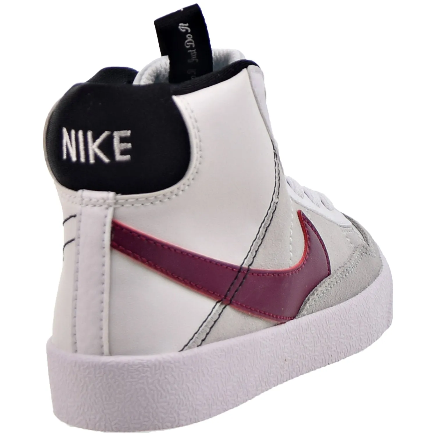 Nike Blazer Mid '77 SE Little Kids' Shoes White Rush Maroon - Buy Now