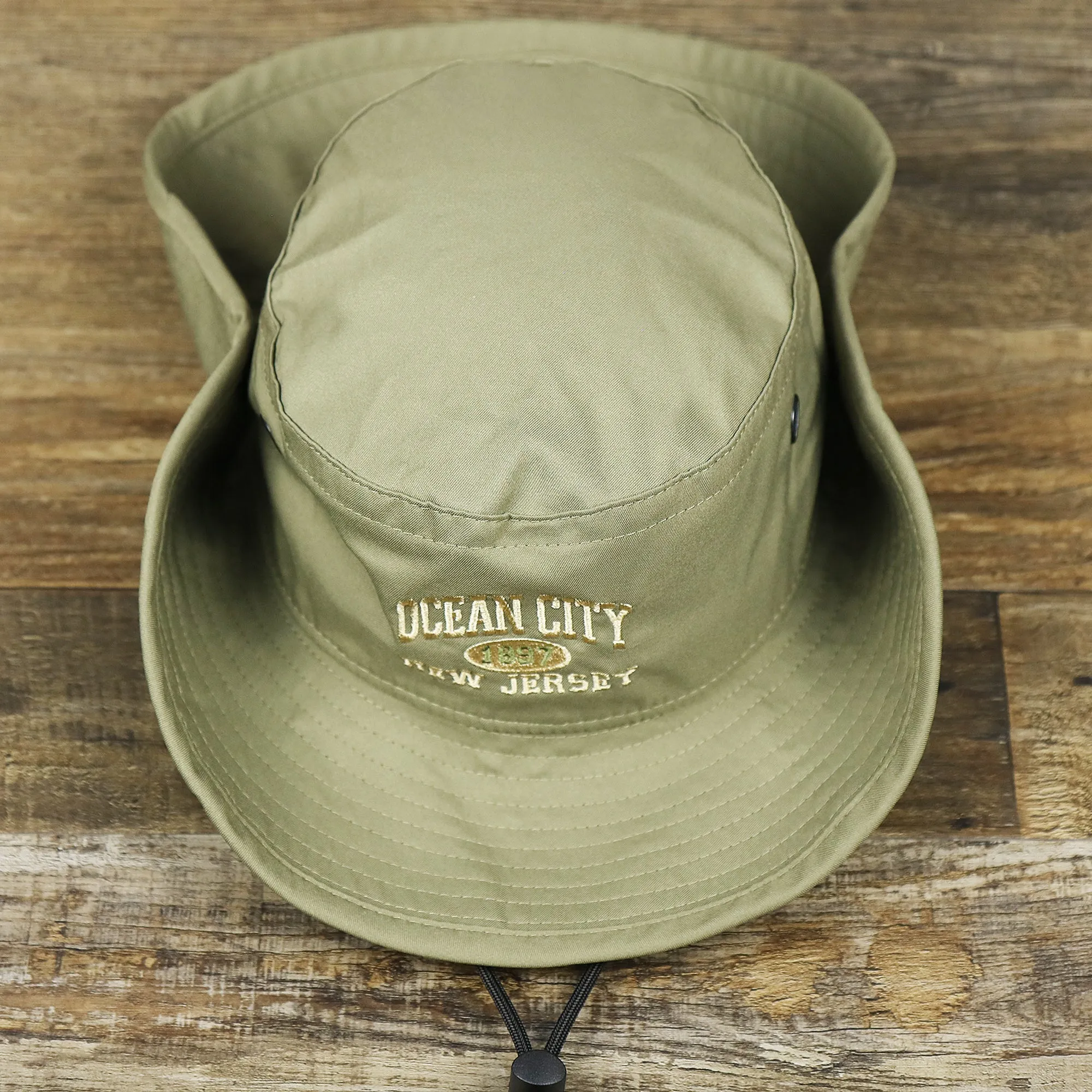 Ocean City New Jersey Hat | Moss Green Bucket Hat - Shop Now