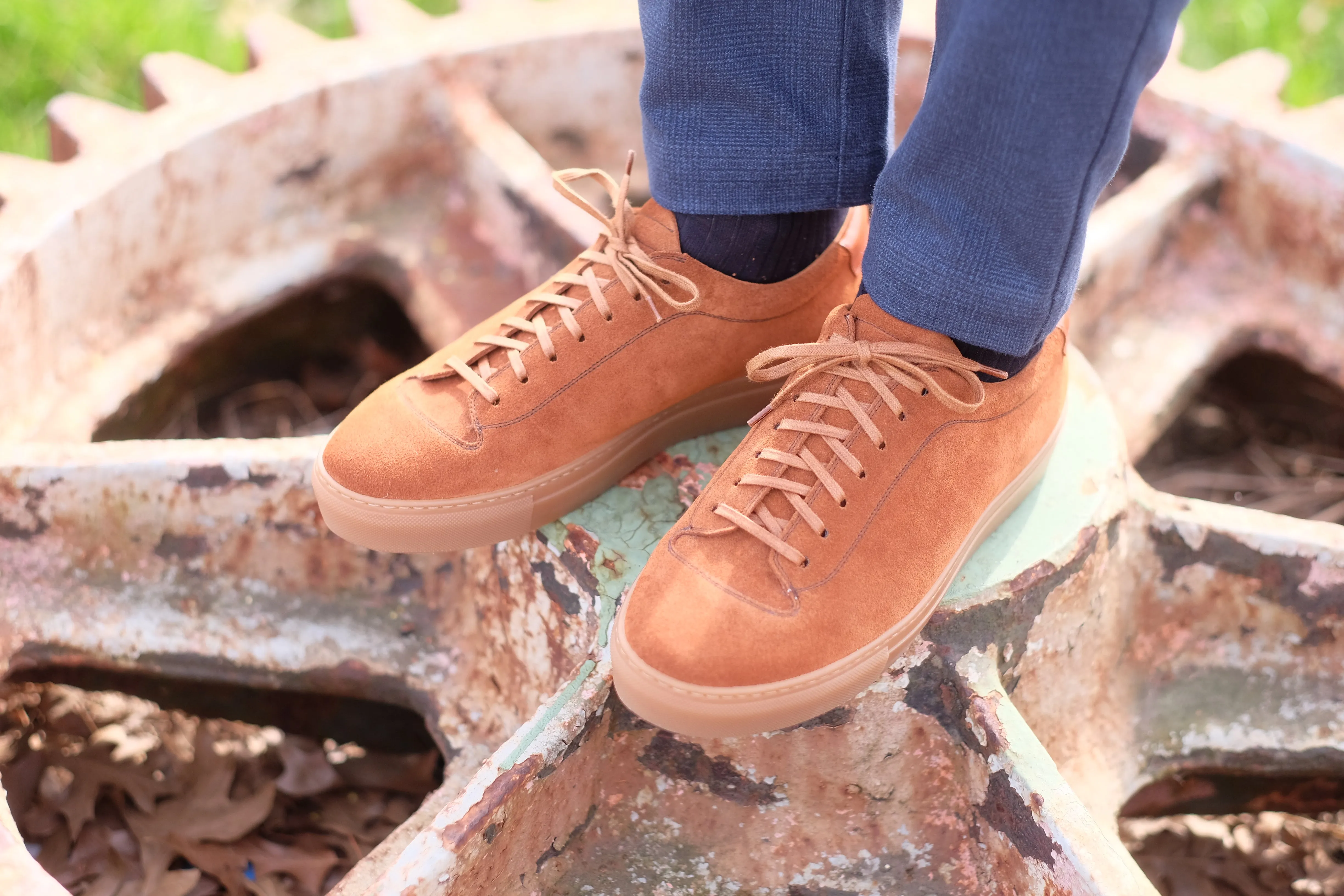 Olympia - Cumin Suede / Gum Sole - Search Engine Optimization (SEO) Result: Suede Cumin Olympia Sneakers with Gum Sole.