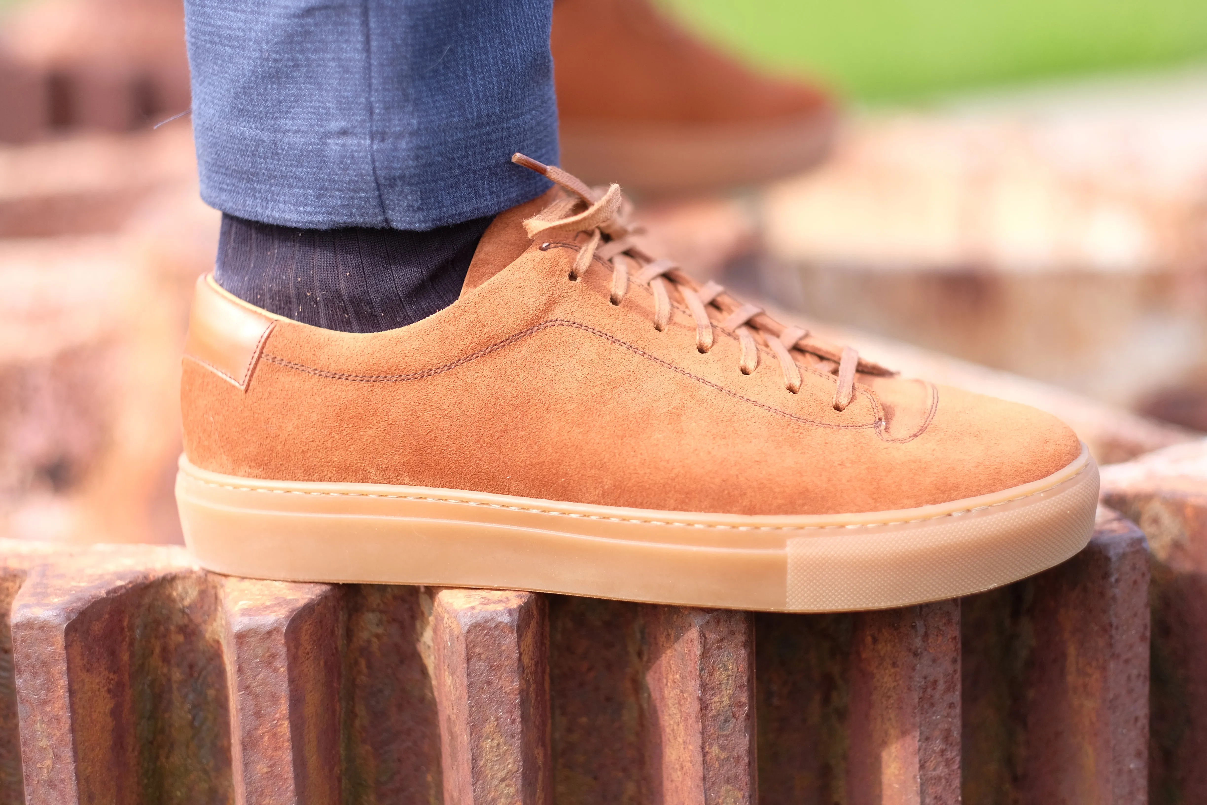 Olympia - Cumin Suede / Gum Sole - Search Engine Optimization (SEO) Result: Suede Cumin Olympia Sneakers with Gum Sole.