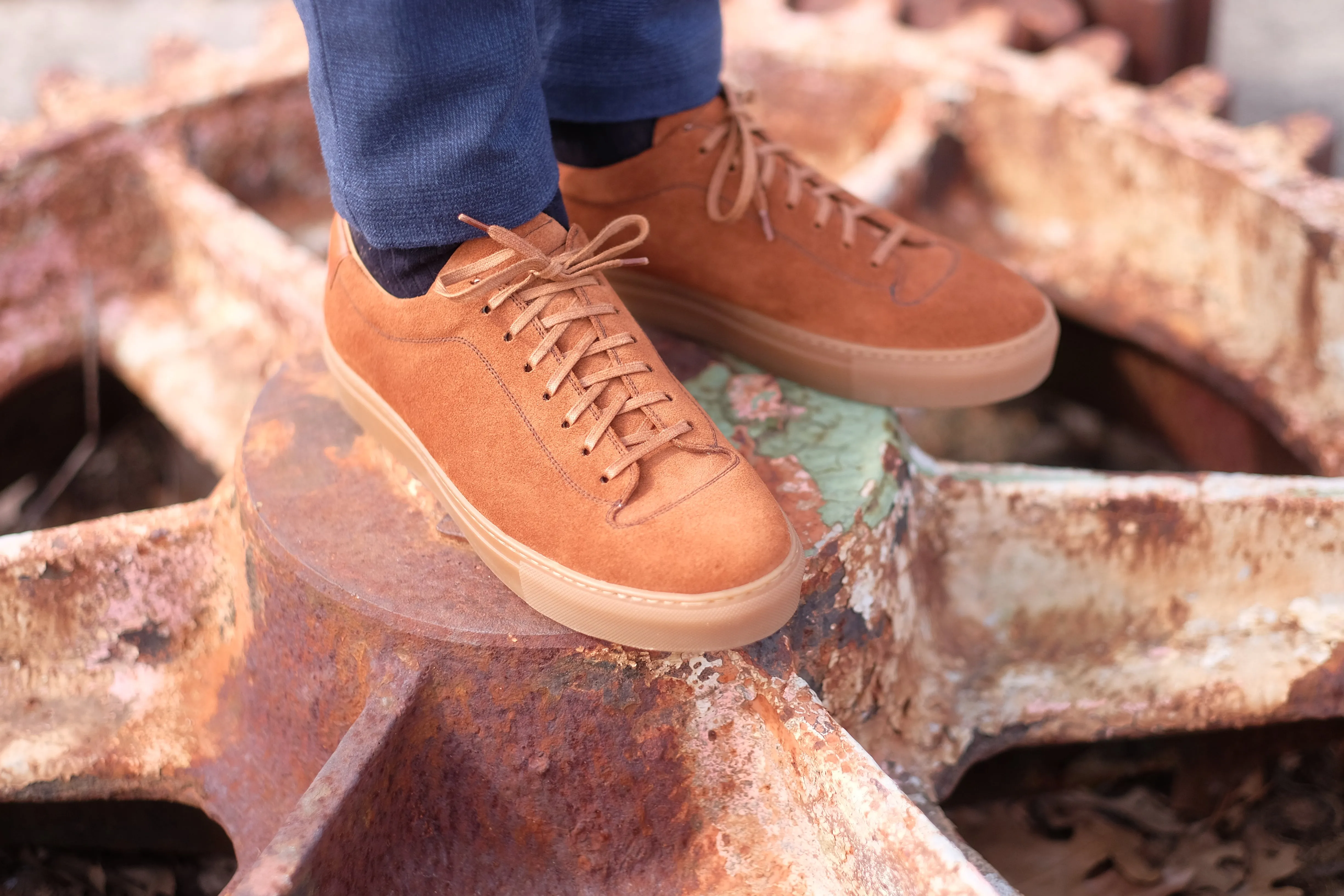 Olympia - Cumin Suede / Gum Sole - Search Engine Optimization (SEO) Result: Suede Cumin Olympia Sneakers with Gum Sole.