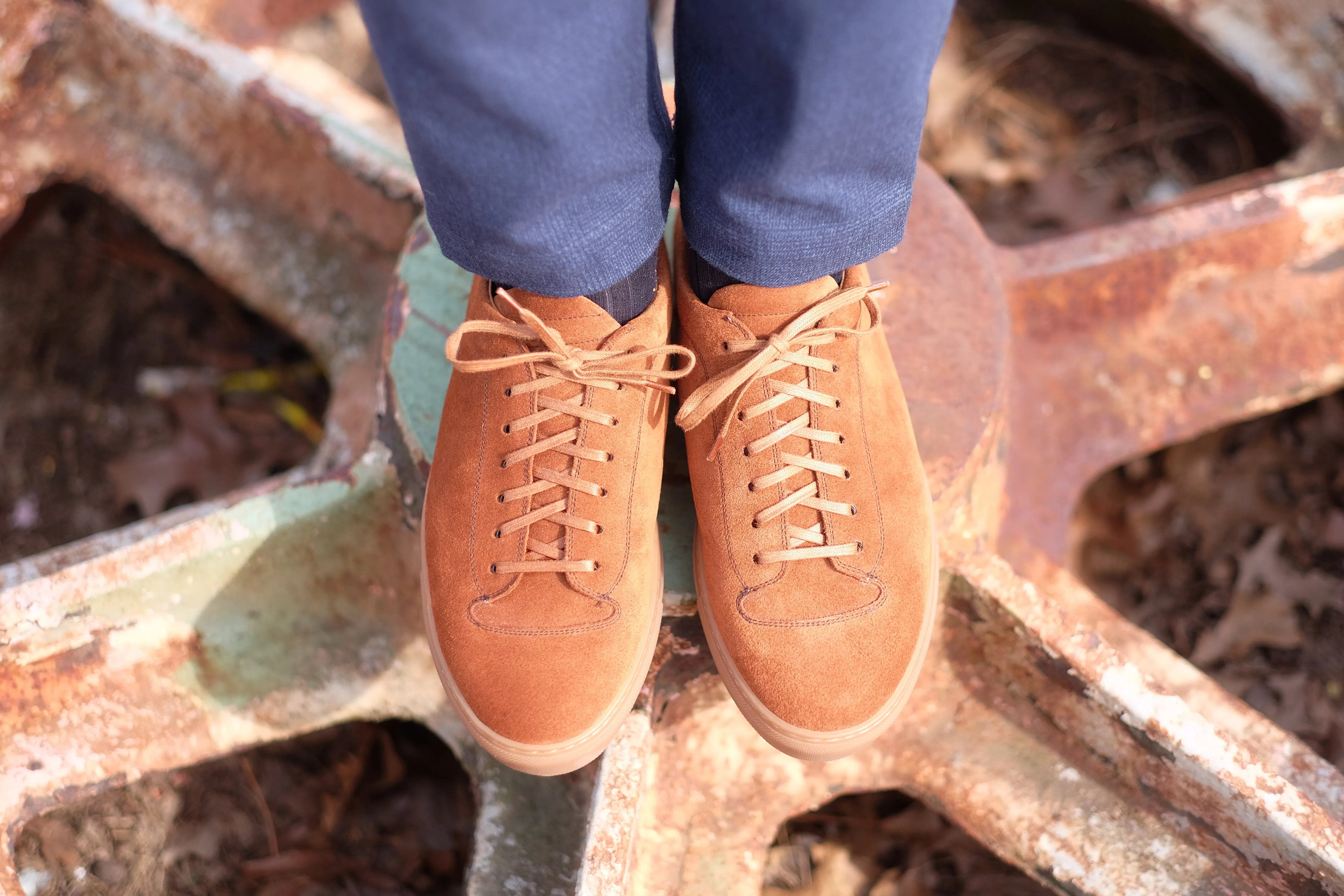 Olympia - Cumin Suede / Gum Sole - Search Engine Optimization (SEO) Result: Suede Cumin Olympia Sneakers with Gum Sole.