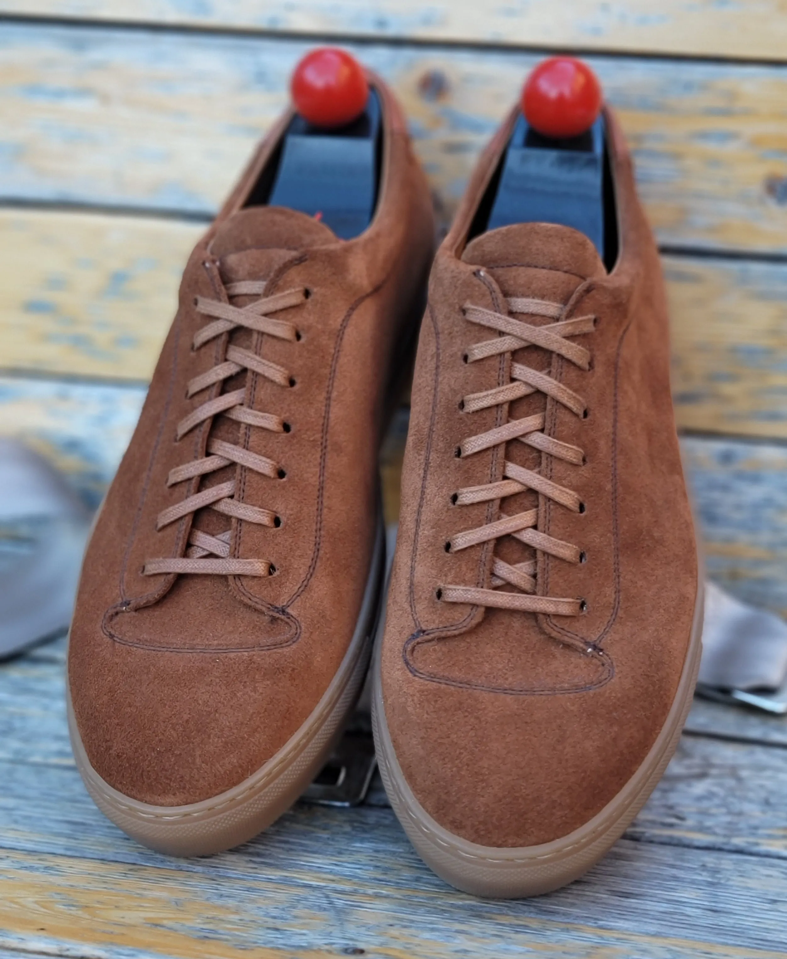 Olympia - Cumin Suede / Gum Sole - Search Engine Optimization (SEO) Result: Suede Cumin Olympia Sneakers with Gum Sole.