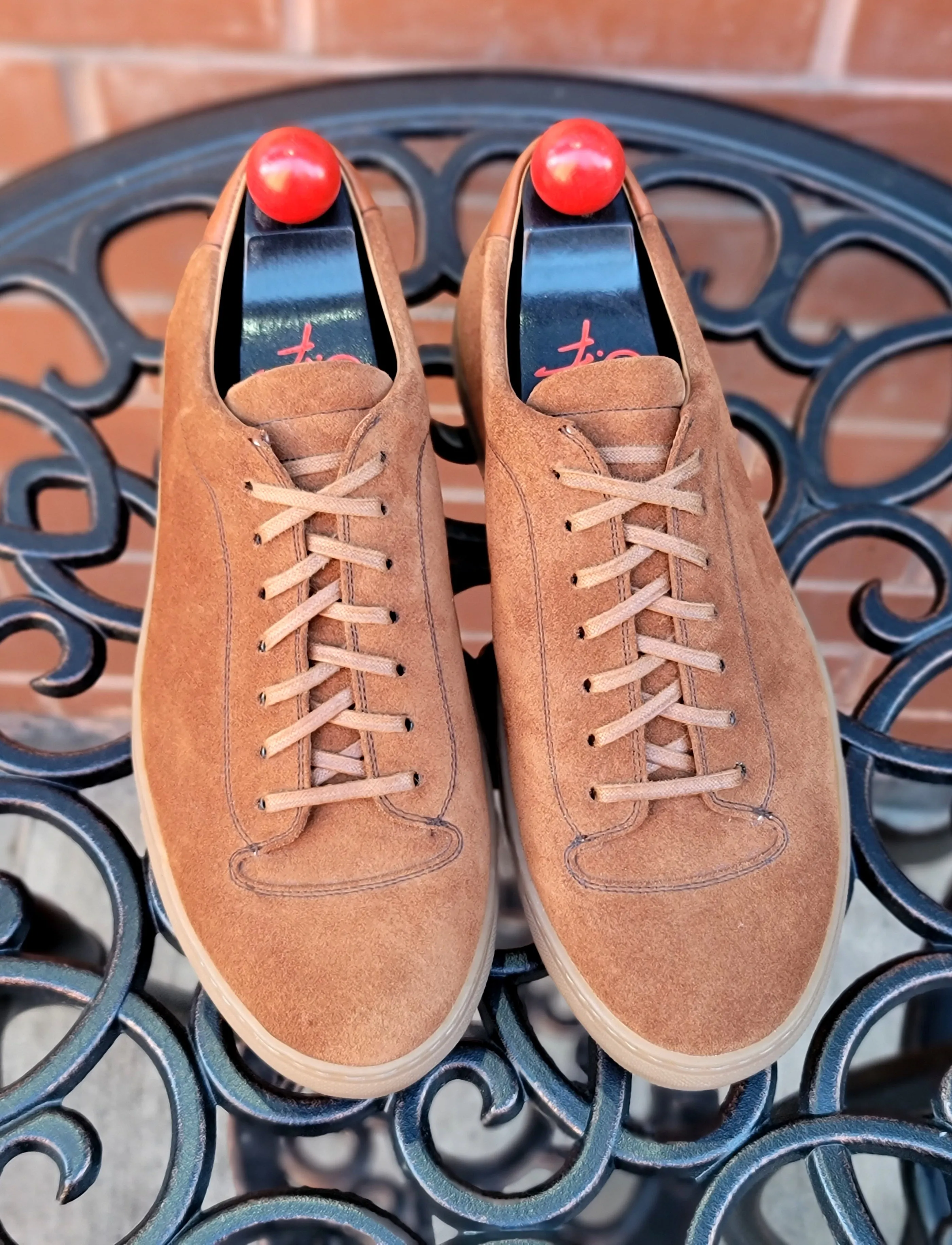 Olympia - Cumin Suede / Gum Sole - Search Engine Optimization (SEO) Result: Suede Cumin Olympia Sneakers with Gum Sole.