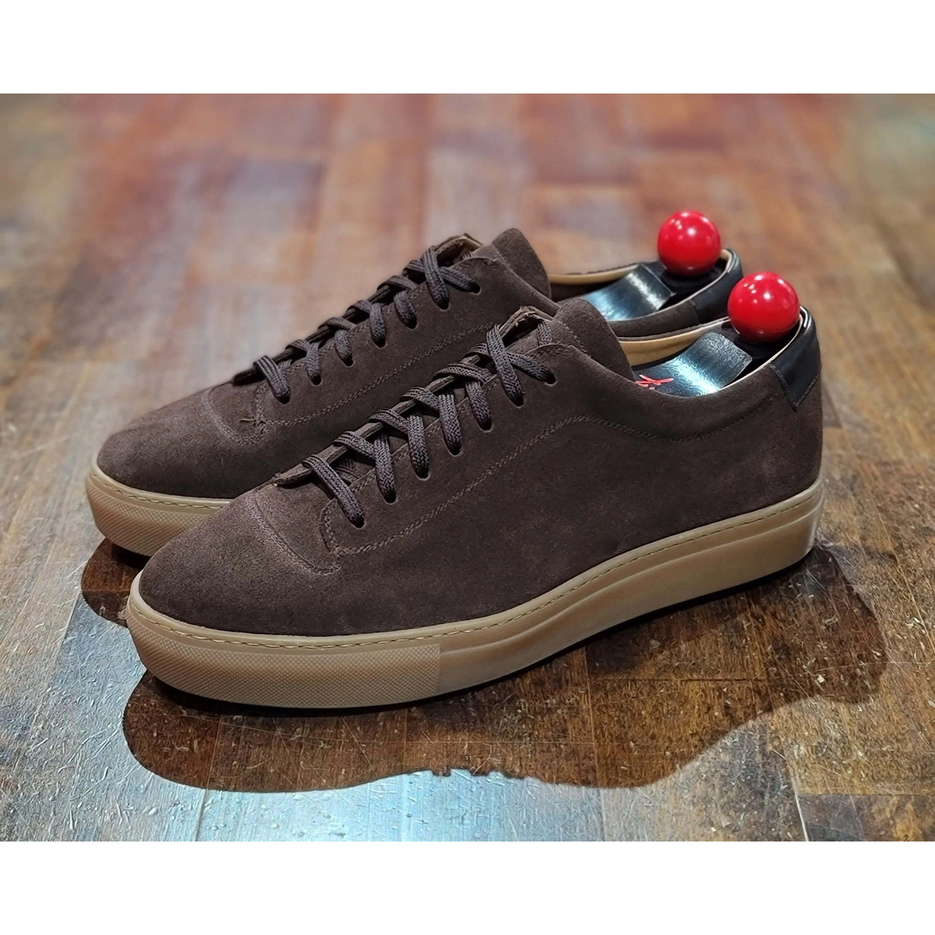 Olympia Mocha Suede Gum Sole sneakers