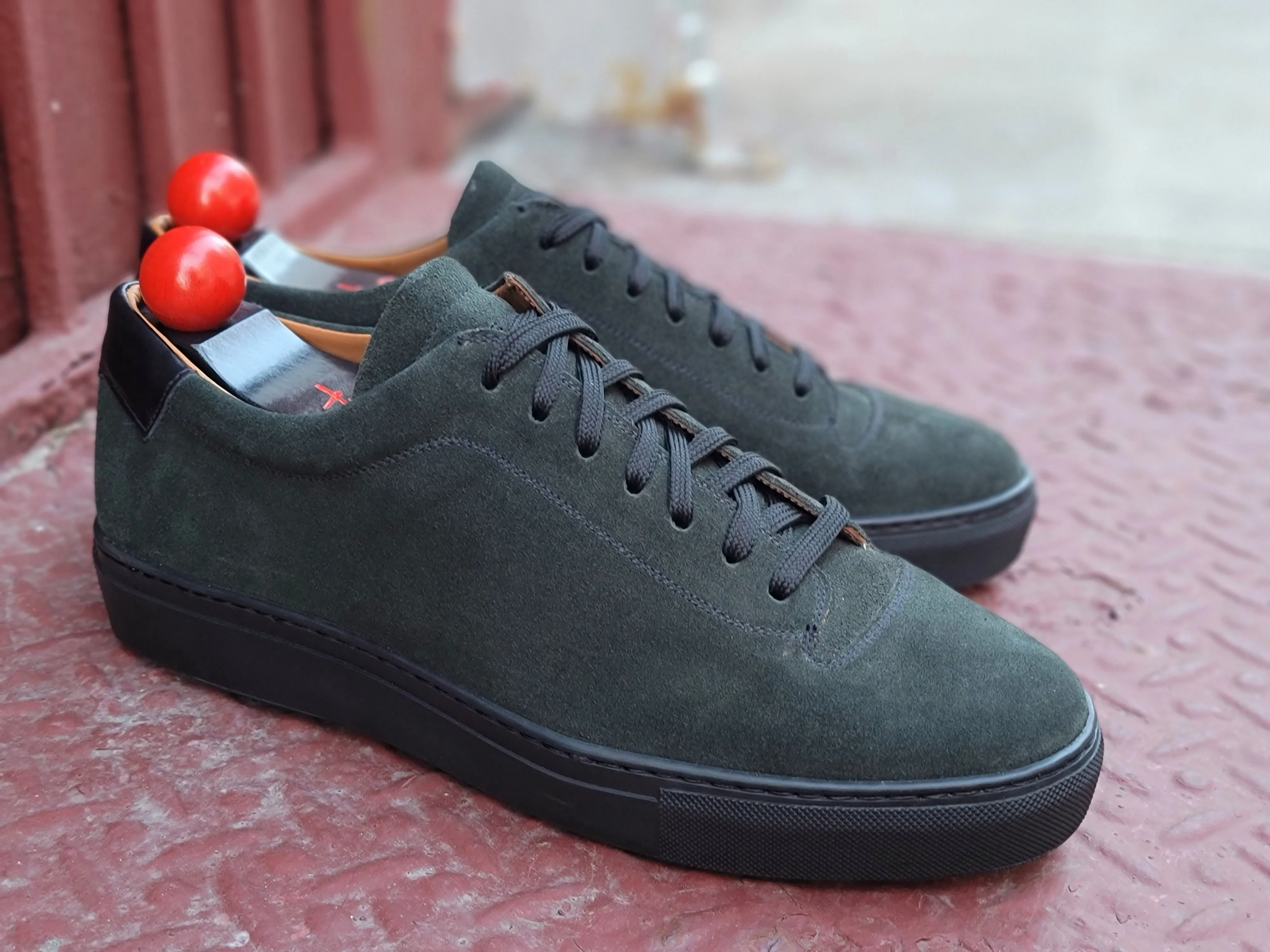 Olympia Suede Black Sole