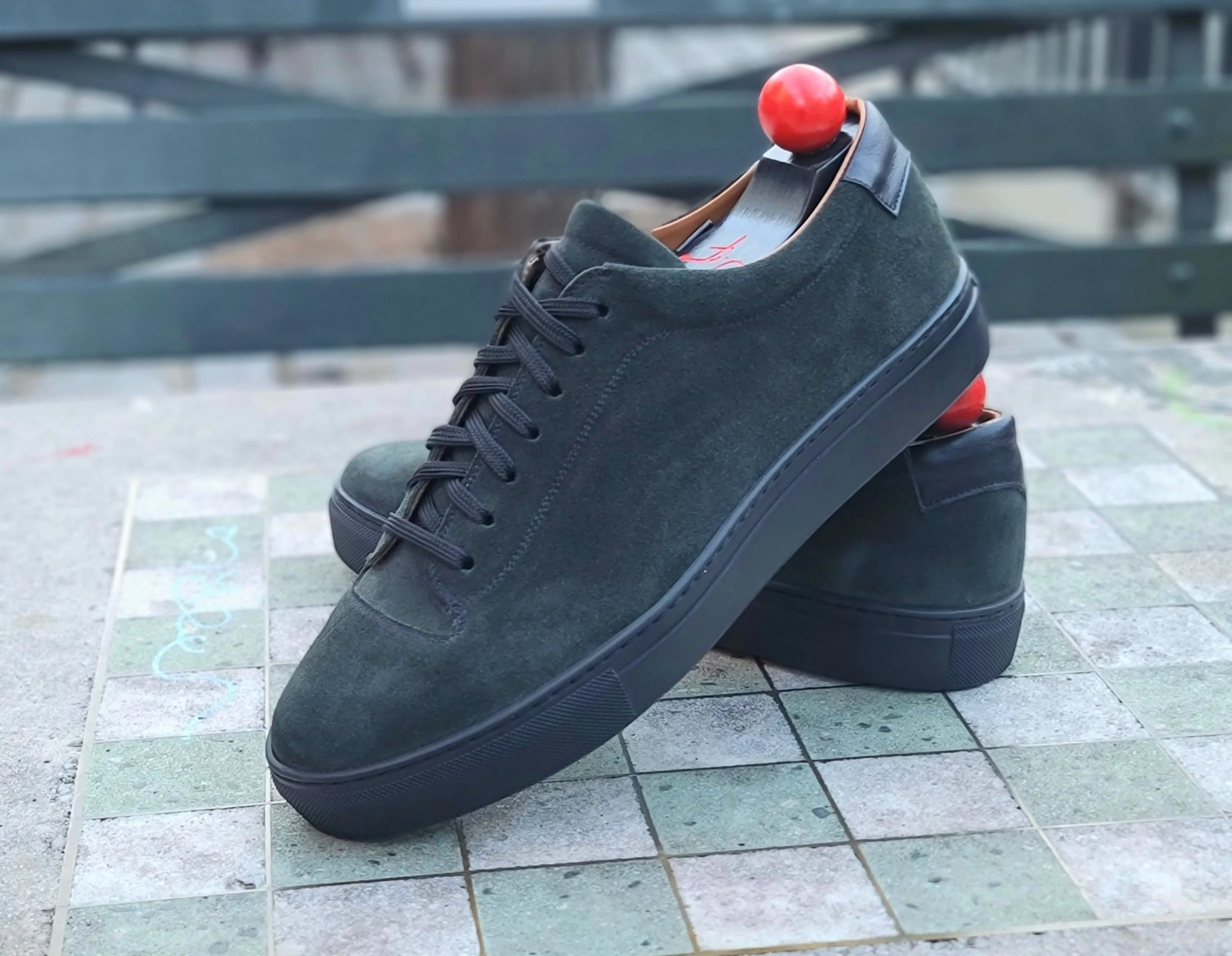 Olympia Suede Black Sole